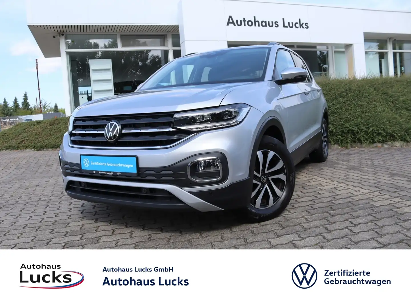 Volkswagen T-Cross Active 1.0 TSI Kamera LED APP DAB+ Silber - 1