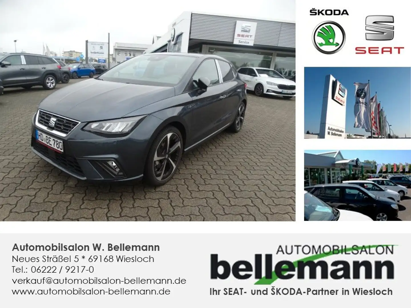 SEAT Ibiza 1.0 TSI 85kW FR DSG,ACC,Full Link uvm Grau - 1