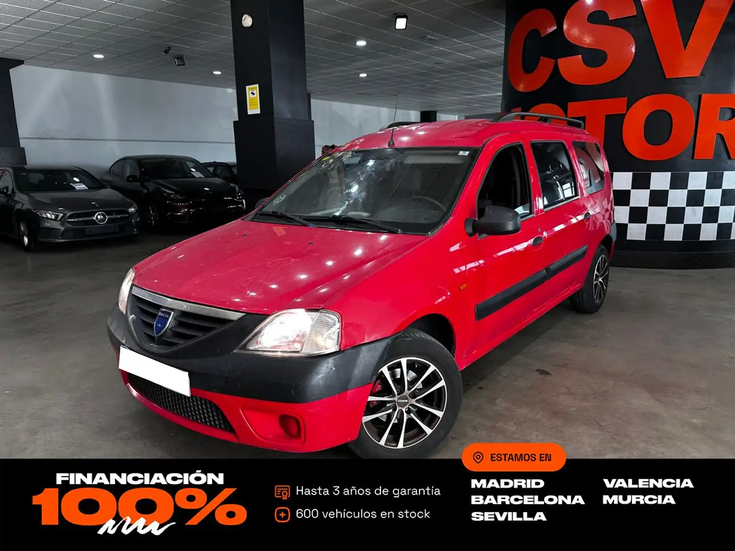 Dacia Logan Break 1.5dCi Ambiance 7pl. Rouge - 1