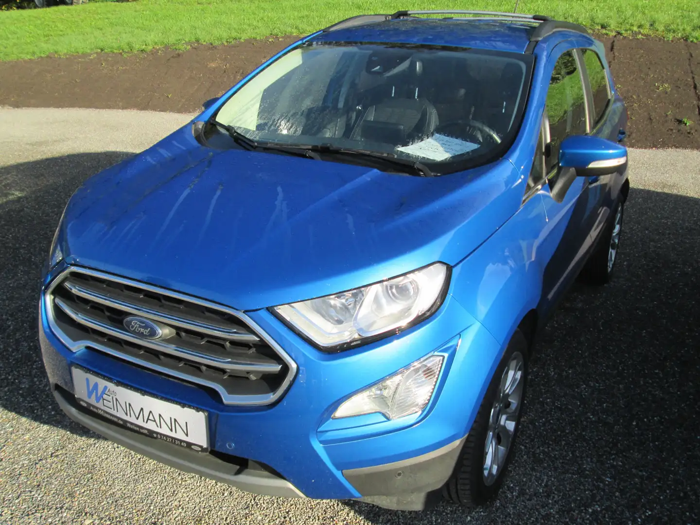 Ford EcoSport Titanium,Klima,Winterpak.,Park-Pilot v.+h.Kamera Blau - 1