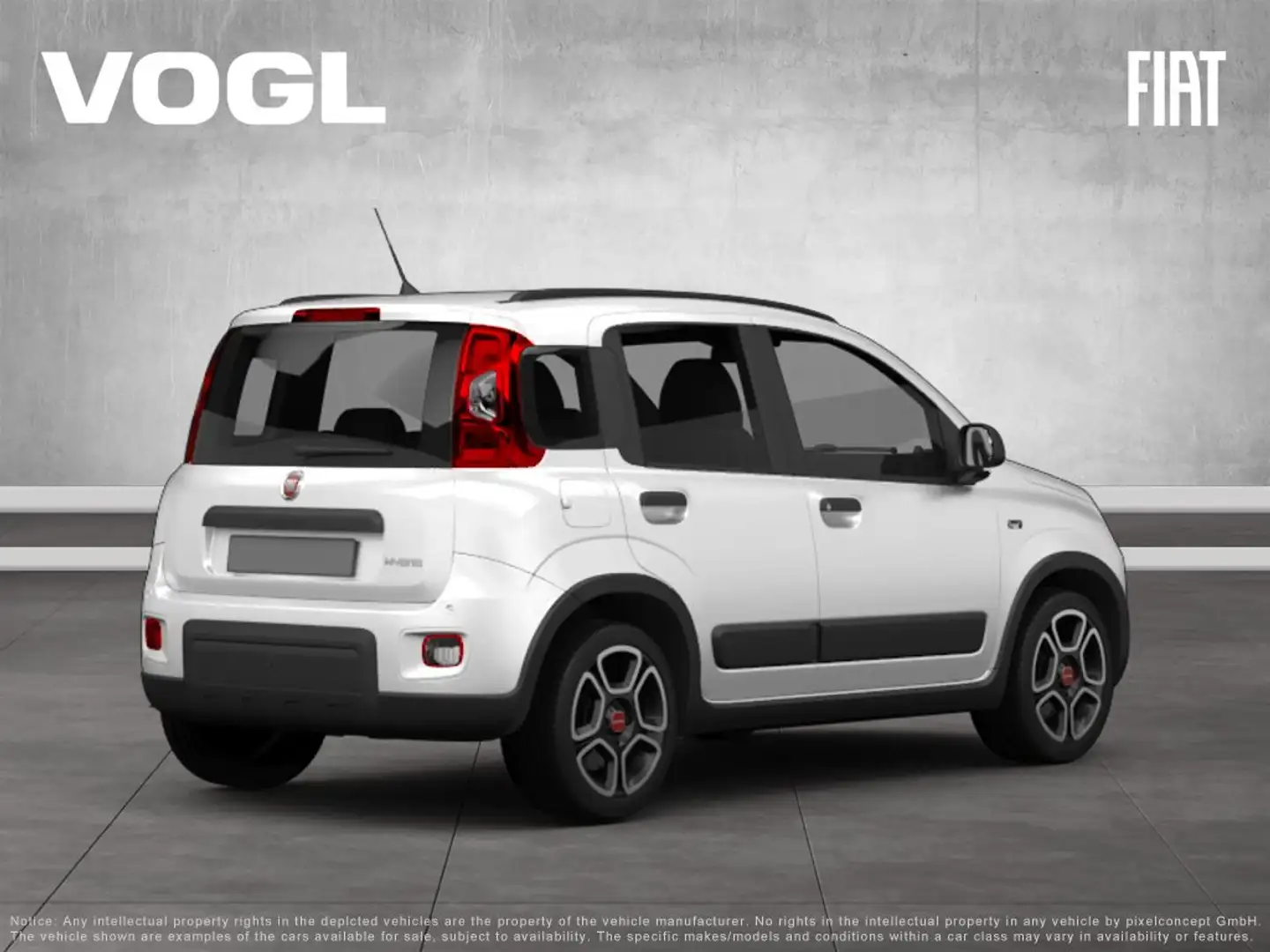 Fiat Panda Hybrid 1.0 GSE 70PS Weiß - 2
