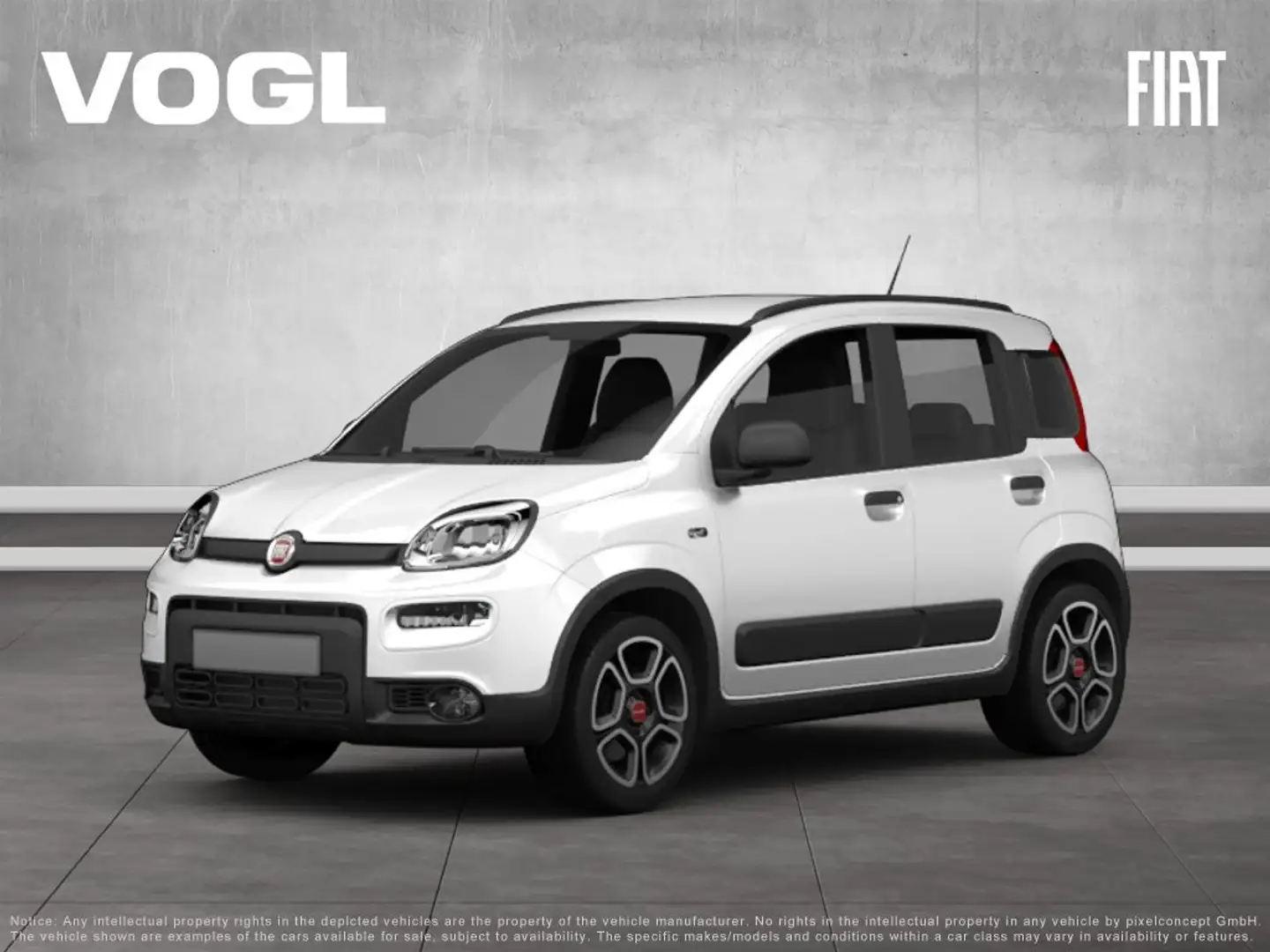 Fiat Panda Hybrid 1.0 GSE 70PS Weiß - 1