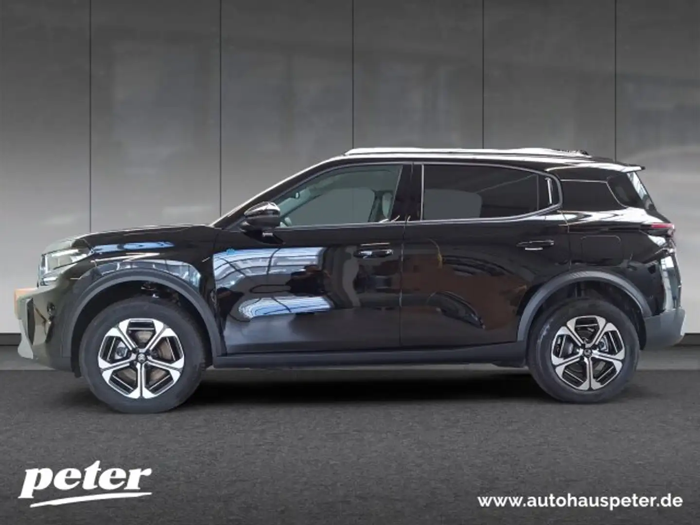 Citroen C3 Aircross Elektromotor 113 ë-MAX // Rent 6 Mon. // +EPH+LED+OBC-11kW+GJR Schwarz - 2