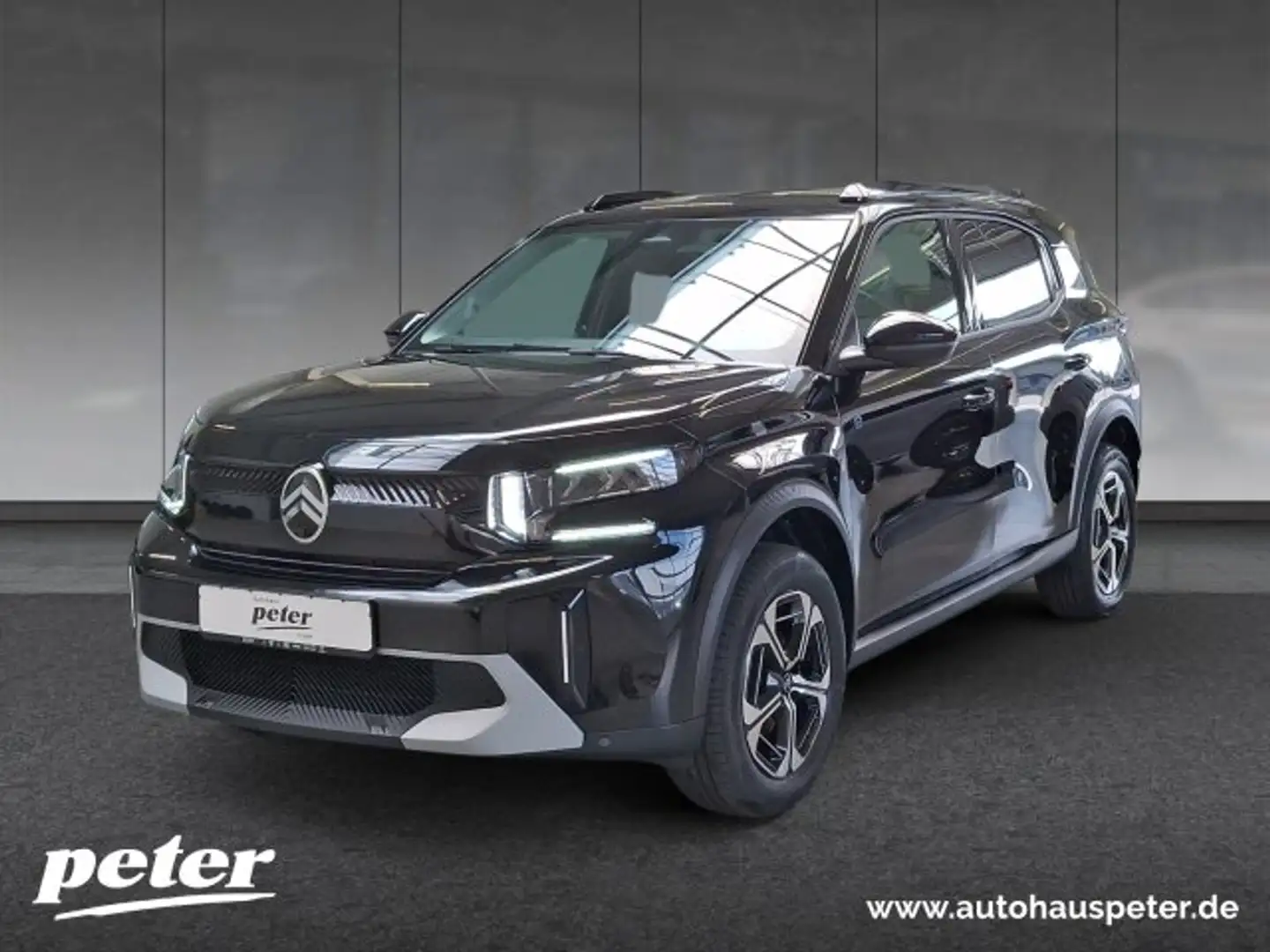 Citroen C3 Aircross Elektromotor 113 ë-MAX // Rent 6 Mon. // +EPH+LED+OBC-11kW+GJR Schwarz - 1
