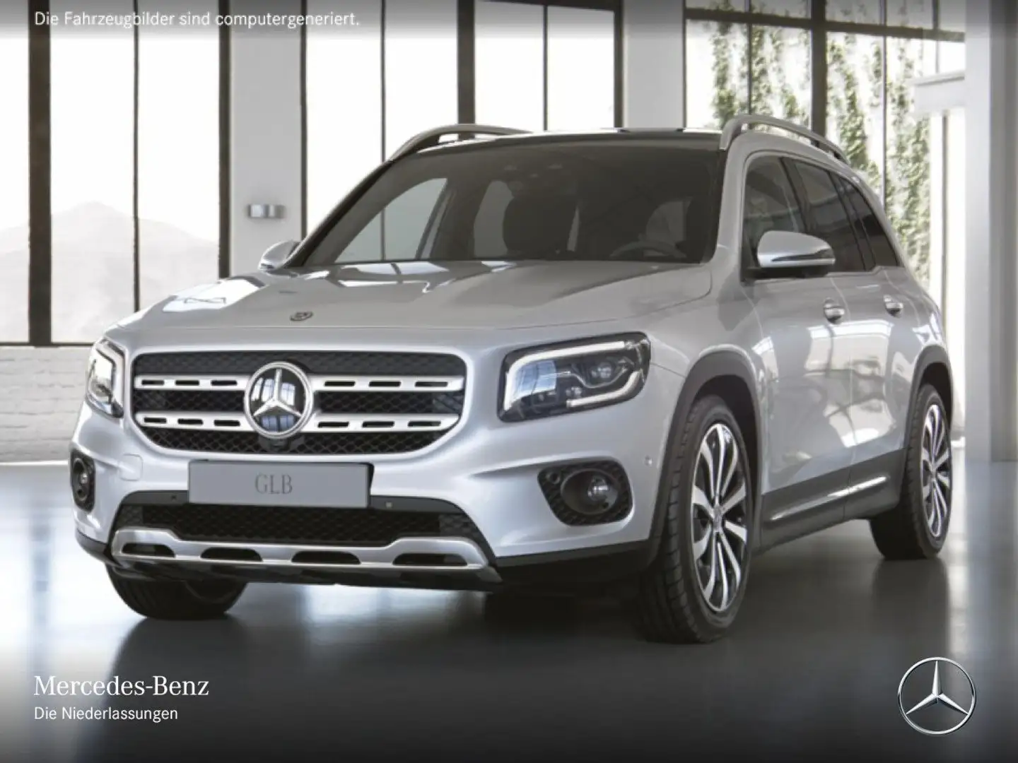 Mercedes-Benz GLB 220 d PROGRESSIVE+PANO+360°+MULTIBEAM+STHZG Weiß - 2