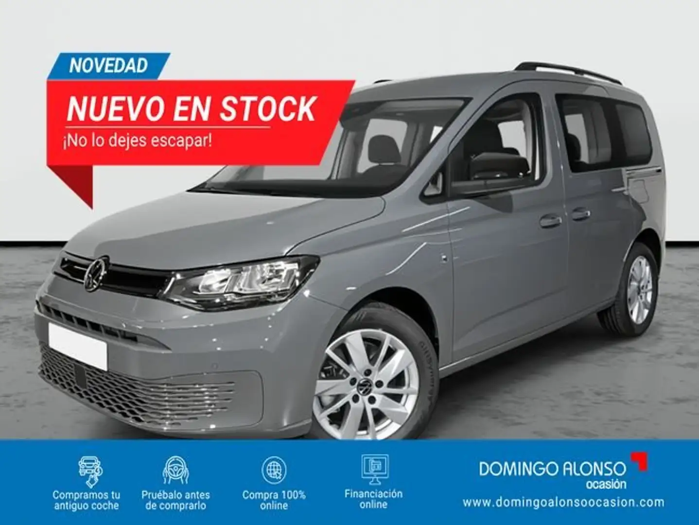 Volkswagen Caddy Comfort 2.0 TDI 75 kW (102 CV) (UN-ECE Ene Gris - 1