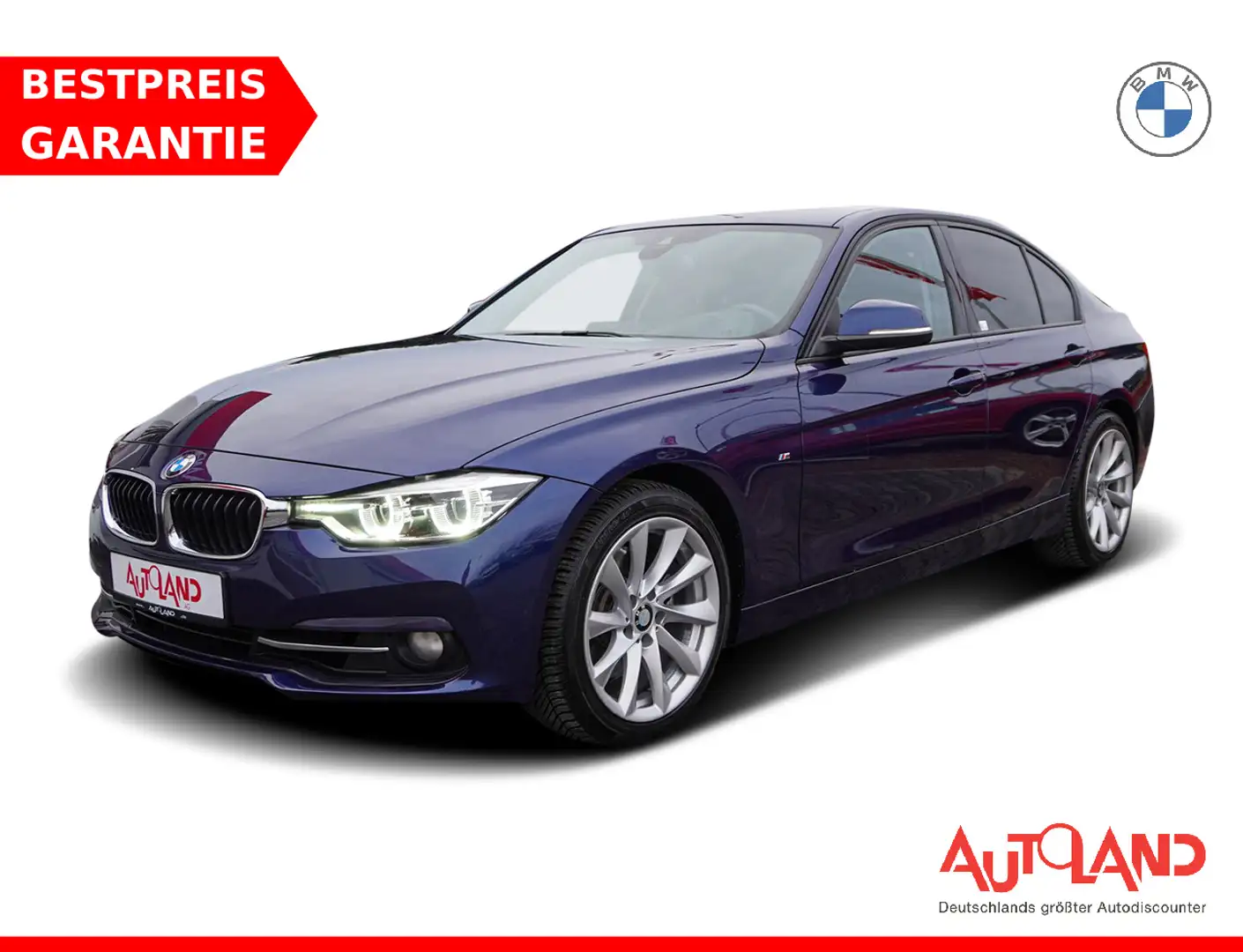 BMW 330 330i Sport Line LED Head-Up Navi Tempomat Blau - 1