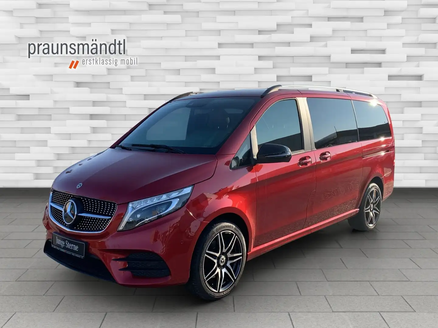 Mercedes-Benz V 300 d Edition lang 4Matic Standheizung Rot - 1