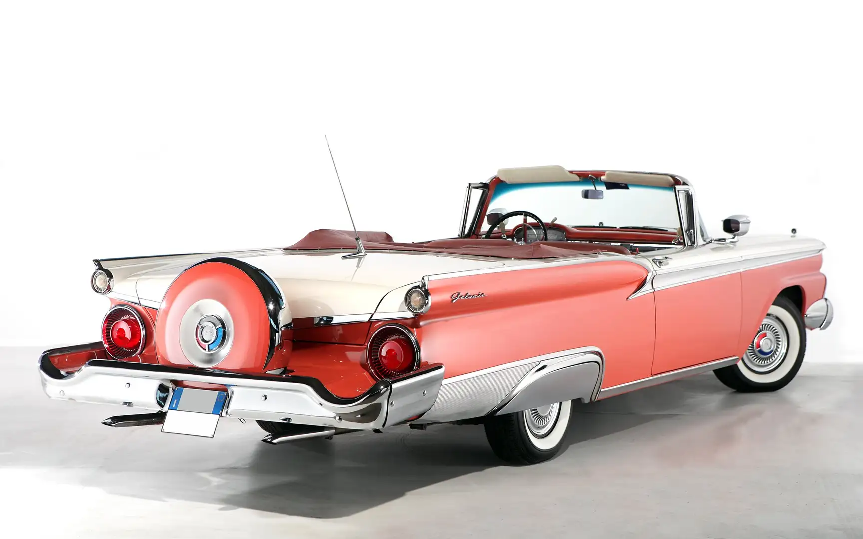 Ford Fairlane Galaxie 500 Sunliner 332 White - 1