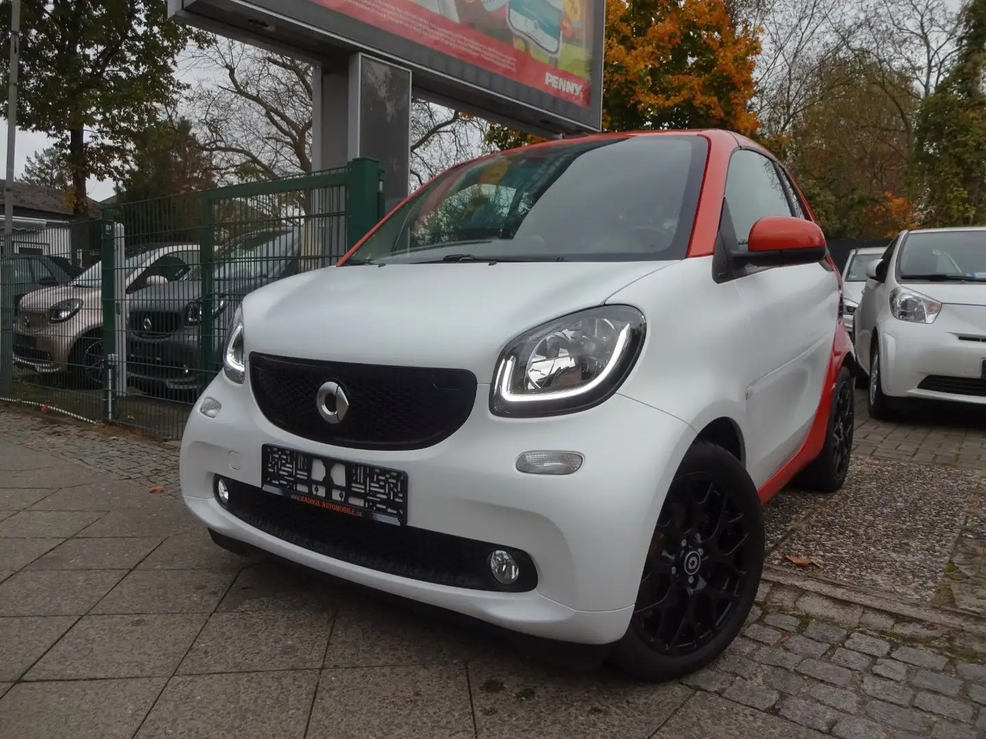 smart forTwo cabrio Turbo Sport ,Leder,Navi, LED, Matt Bianco - 1
