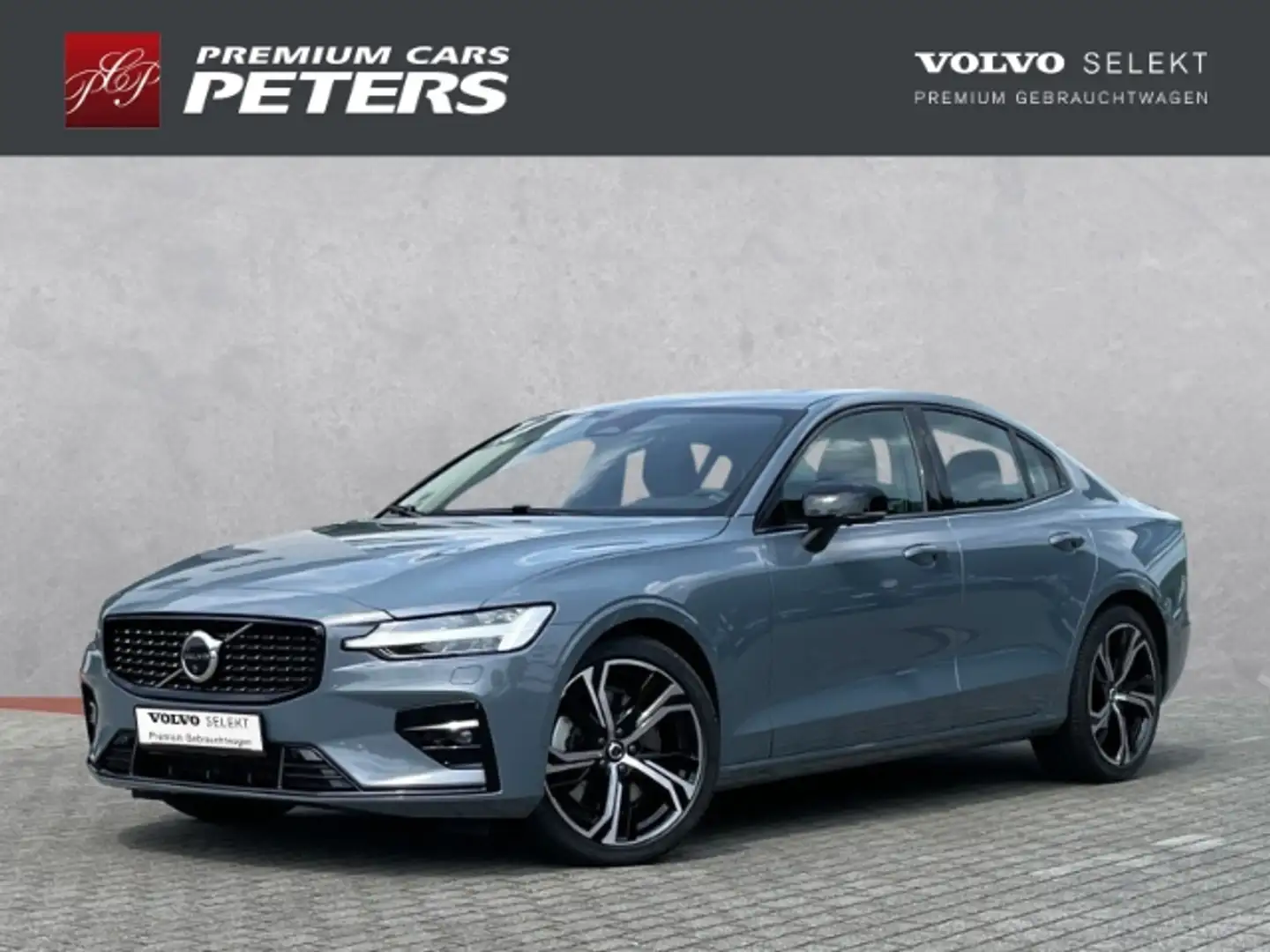 Volvo S60 Ultimate Dark AWD B5 Standhz 360kam Navi Leder dig Grijs - 2