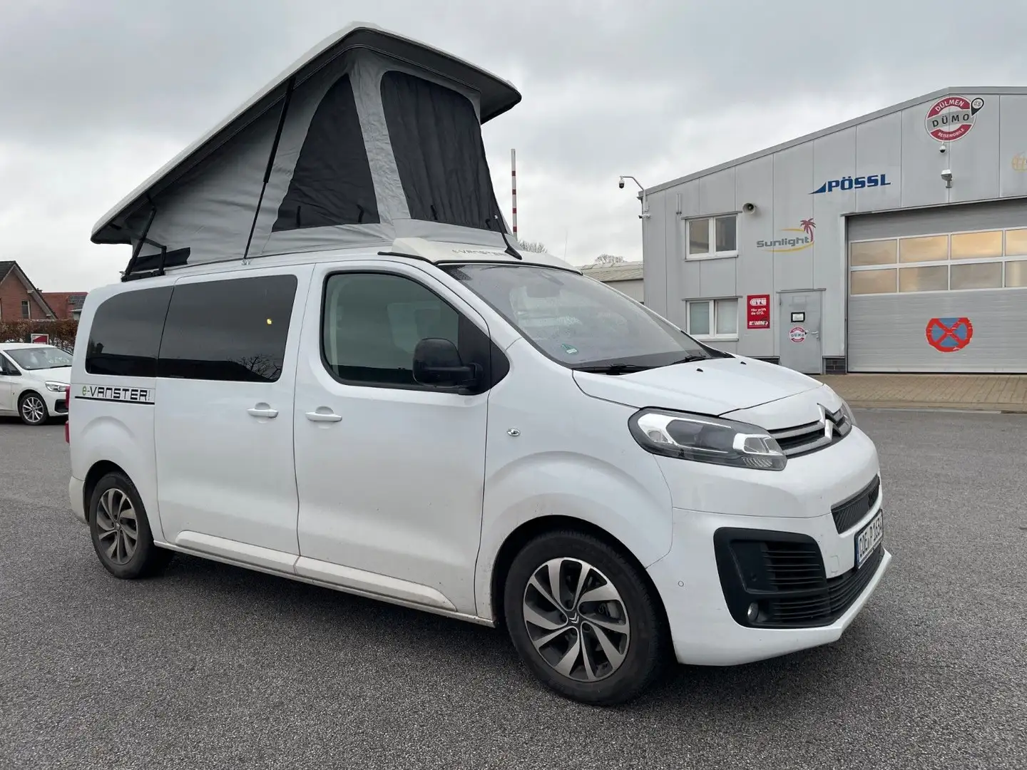 Pössl e-Vanster*Firmenfahrzeug*Elektrocamper*Wohnmobil Weiß - 1