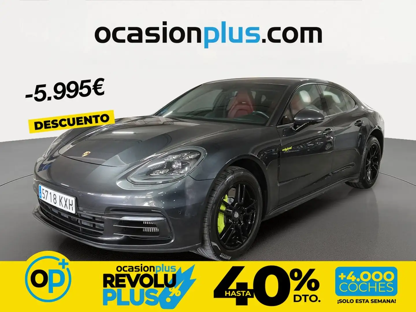 Porsche Panamera 4 e-Hybrid Gris - 1