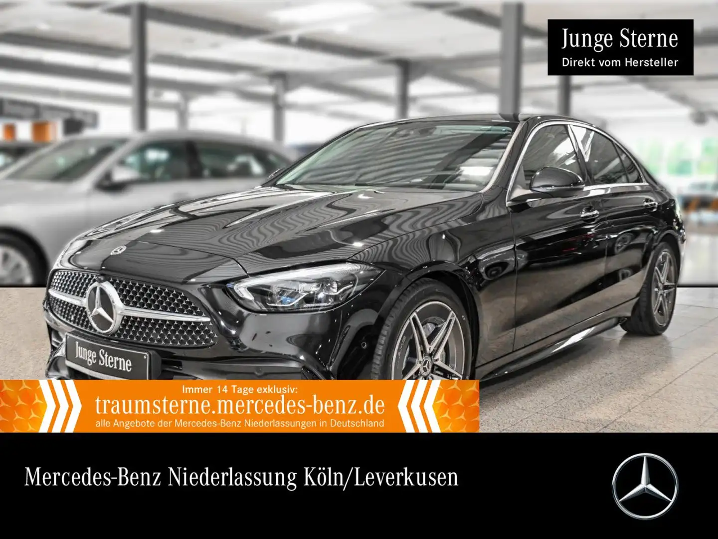 Mercedes-Benz C 300 4M AMG+LED+KAMERA+TOTW+KEYLESS+9G Negro - 1
