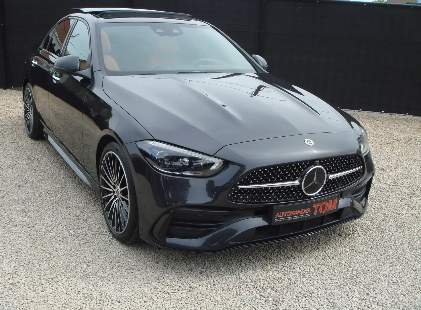 Mercedes-Benz C 200 D AMG LINE * PANODAK * NAPPA LEDER * BURMESTER * Gris - 1