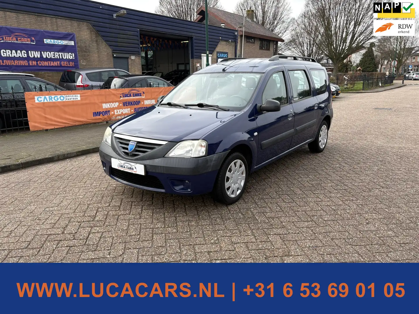 Dacia Logan MCV 1.6 Ambiance Airco Blau - 1