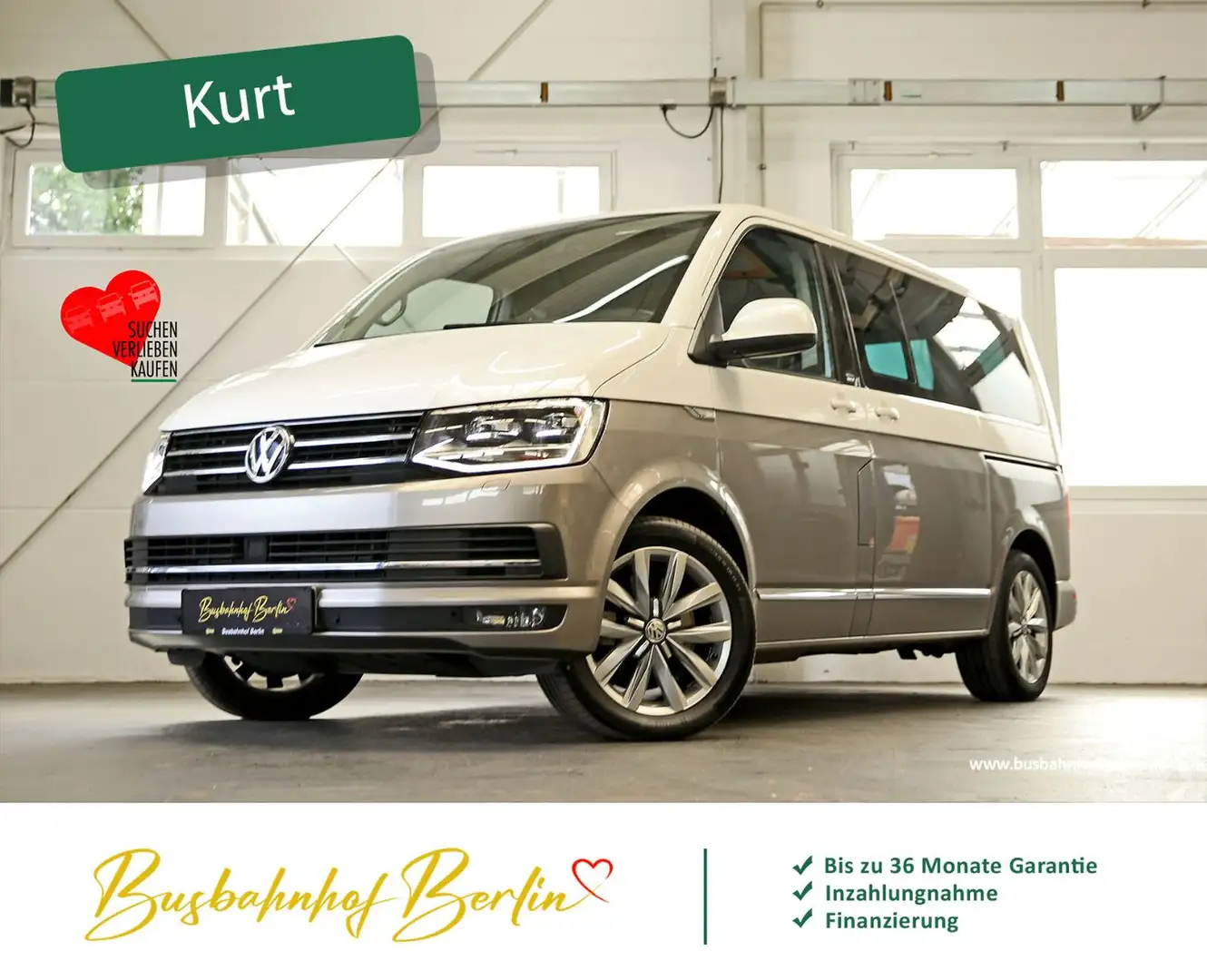 Volkswagen T6 Multivan Gen.Six DSG LED 2.Schiebetür Standhz Gris - 1