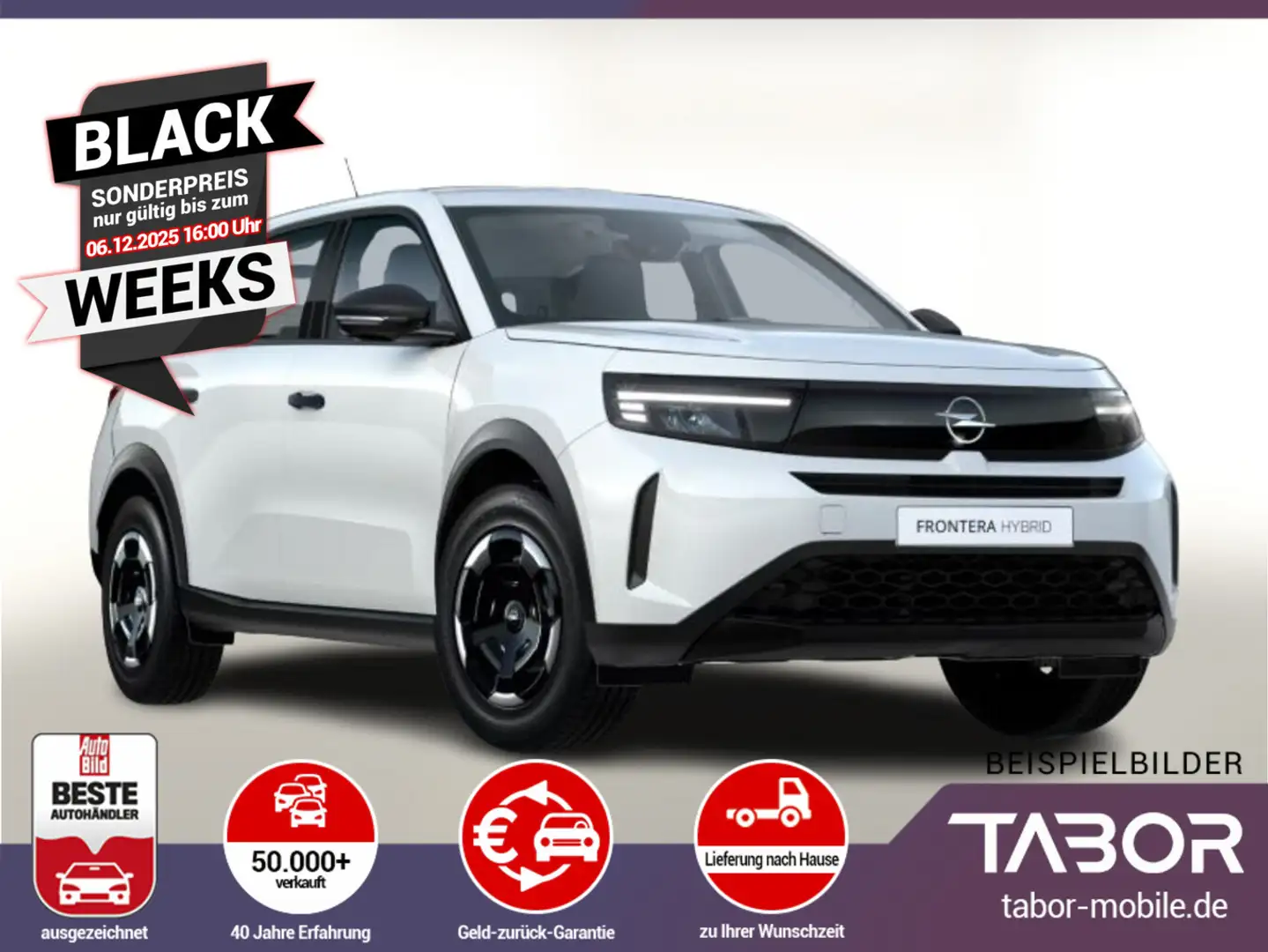 Opel Frontera 110 Hybrid TechP Nav Kam 10" UVP-15%* Blanco - 2
