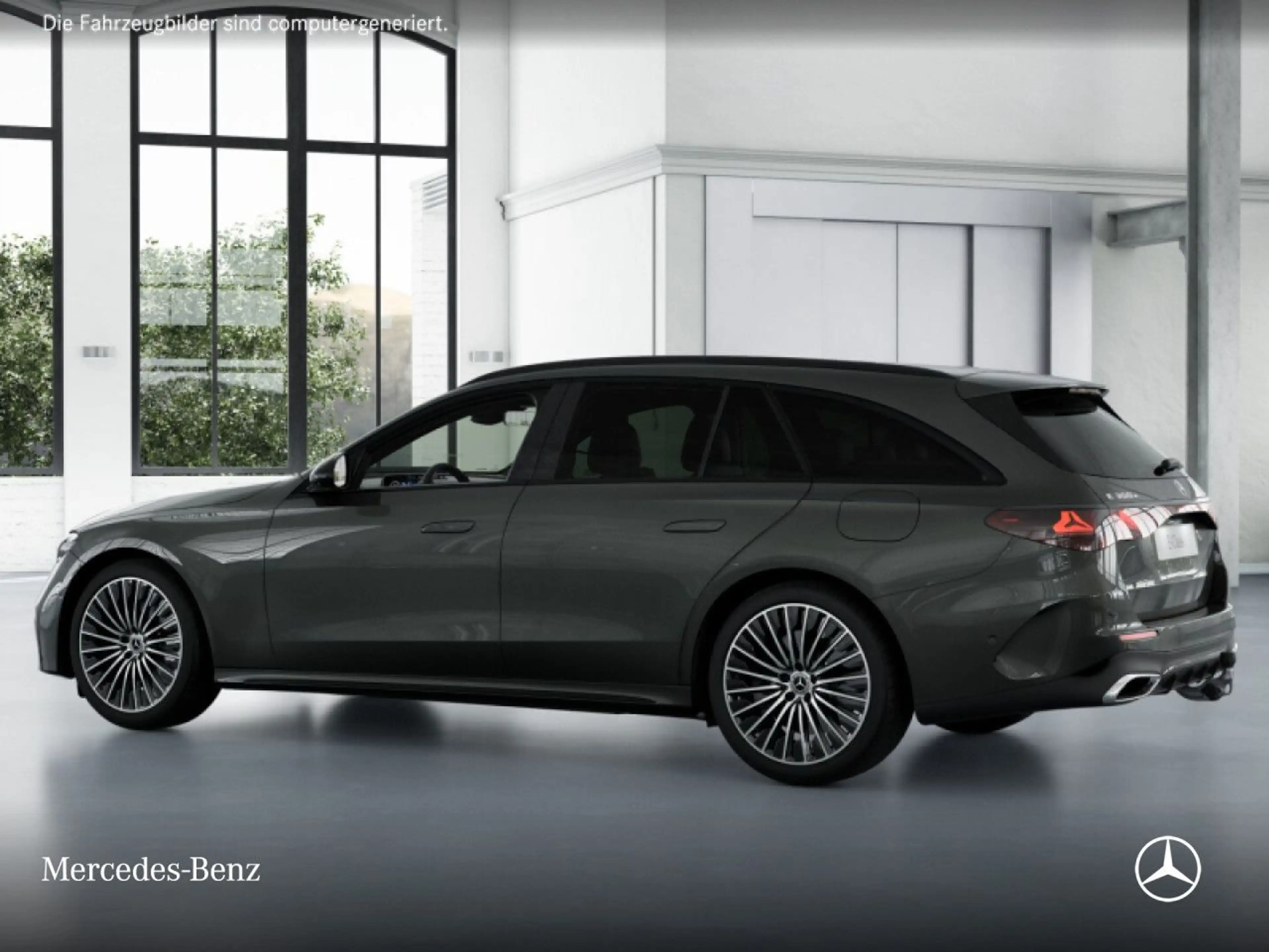 Mercedes-Benz E 300 e T Hybrid AMG Fahrass 360° Pano Distr. AHK — photo 14
