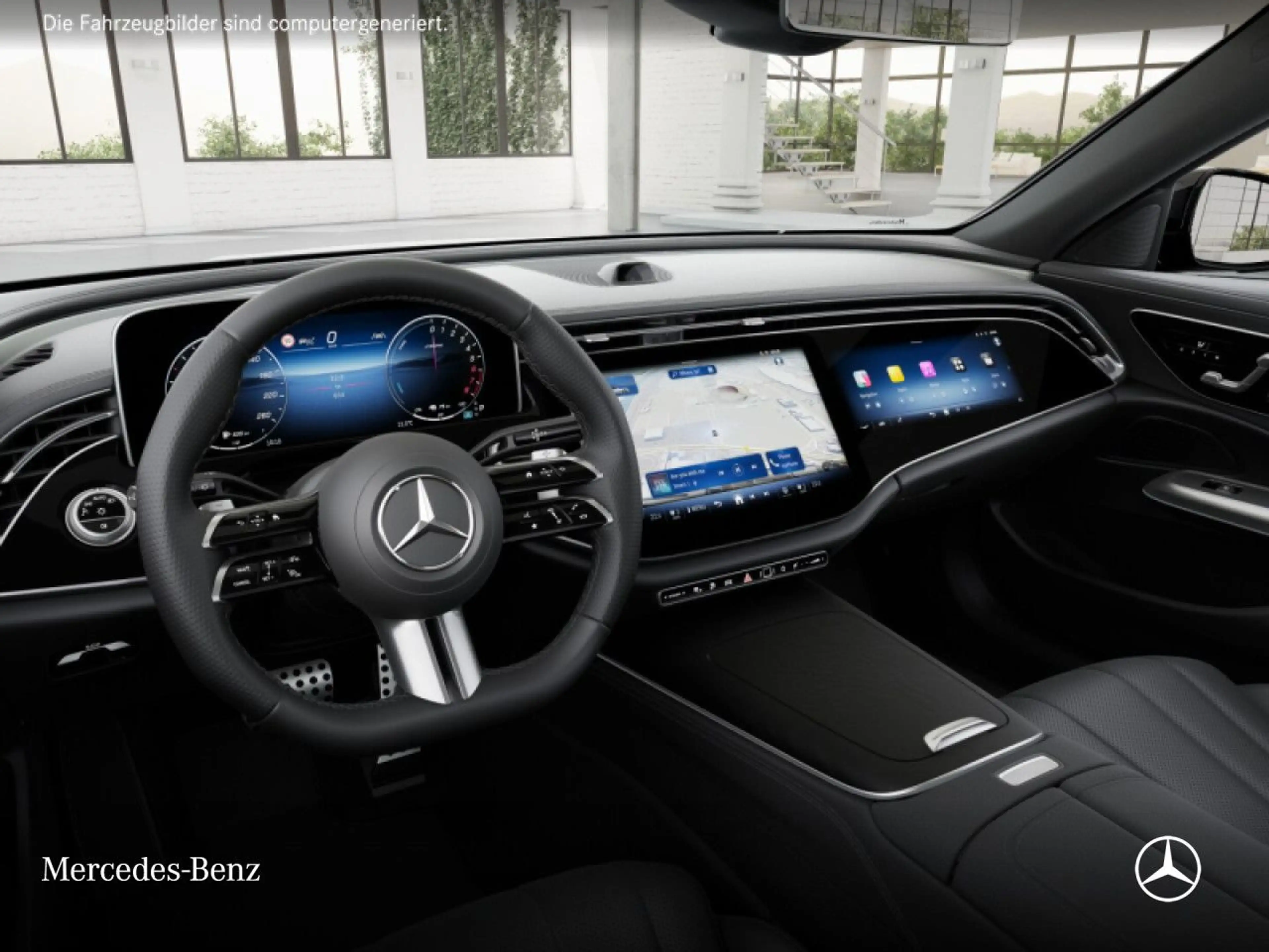 Mercedes-Benz E 300 e T Hybrid AMG Fahrass 360° Pano Distr. AHK — photo 9