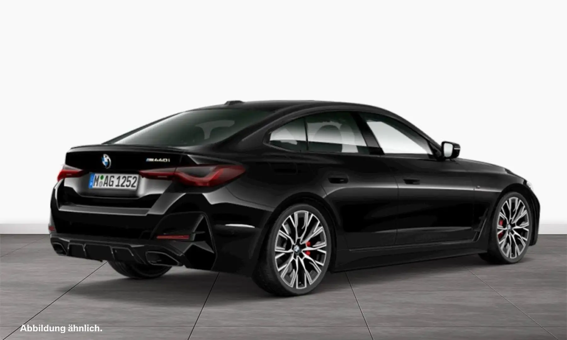 BMW M4 40i xDrive Gran Coupé*M-Sport-Pro*Glasdach*Laser*2 Schwarz - 2