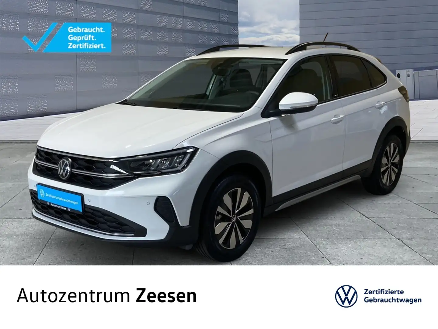 Volkswagen Taigo 1.0 TSI MOVE DSG+USB+DAB+LWS+SHZ+BAA+EPH+ Klima Weiß - 1