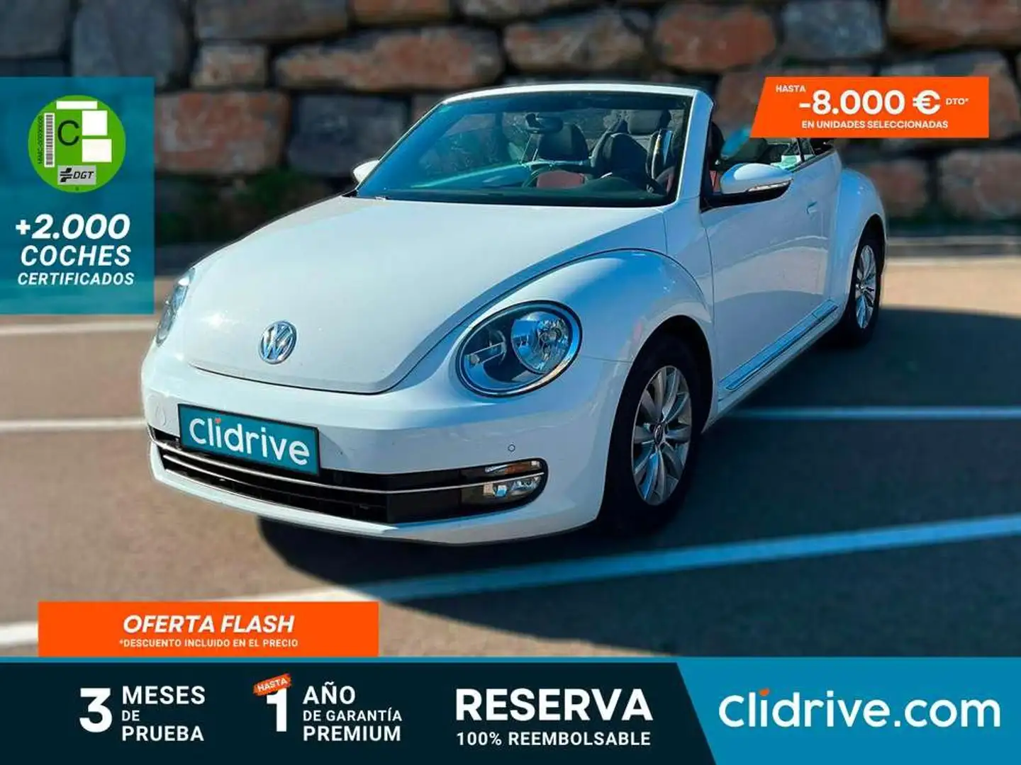 Volkswagen Beetle Cabrio 1.2 TSI Design 77kW Blanco - 1