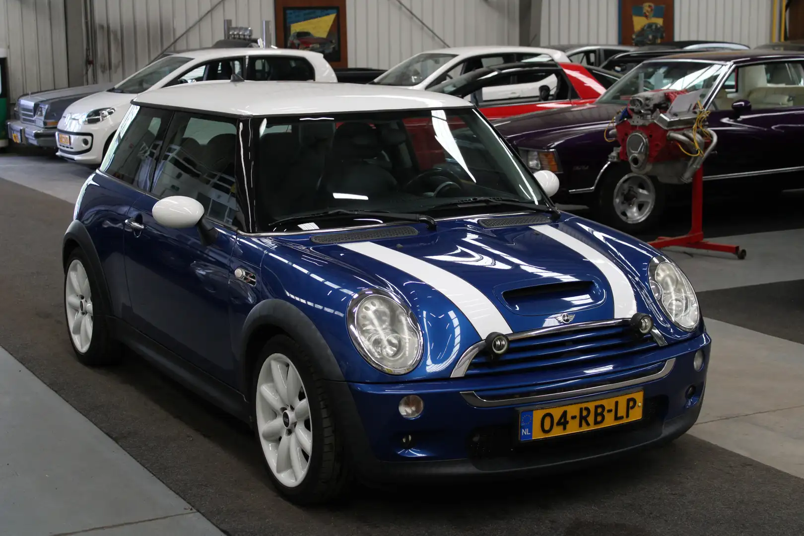 MINI Cooper S Mini 1.6 Chili Airco, Cruise control, Sportstoelen Kék - 2