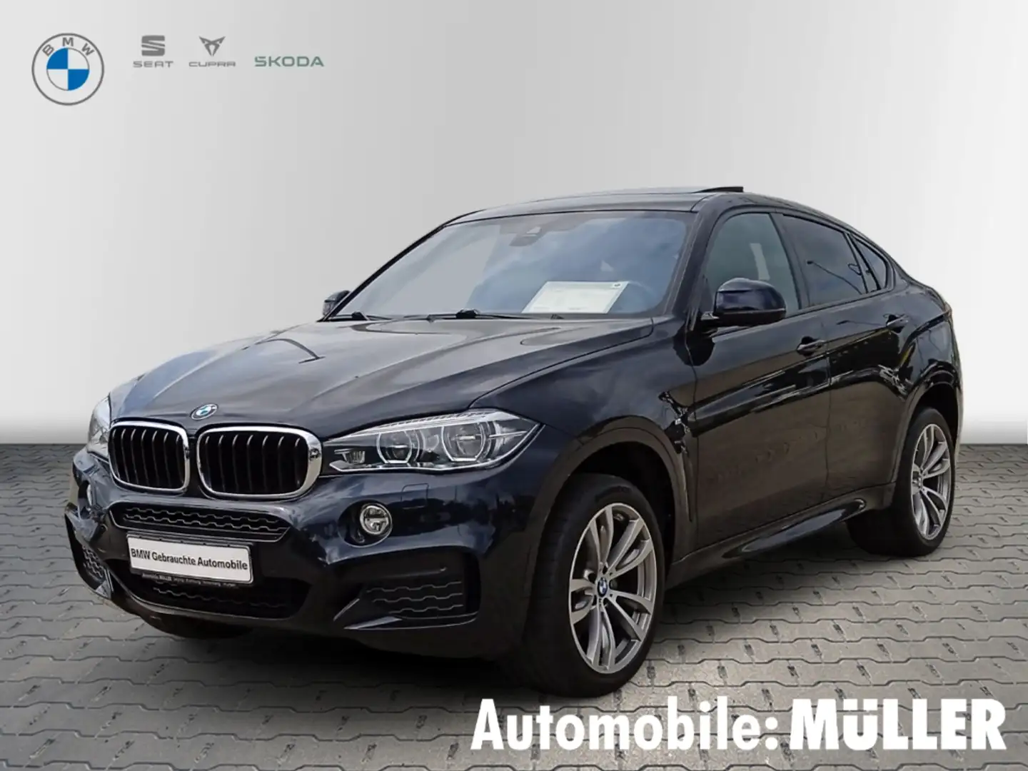 BMW X6 xDrive 30d M SPORT+AHK+GSD+KAMERA+ADPT.LED+++ Nero - 1