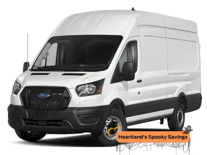 White 2026 Ford Transit Cargo Van All-Wheel Drive Automatic