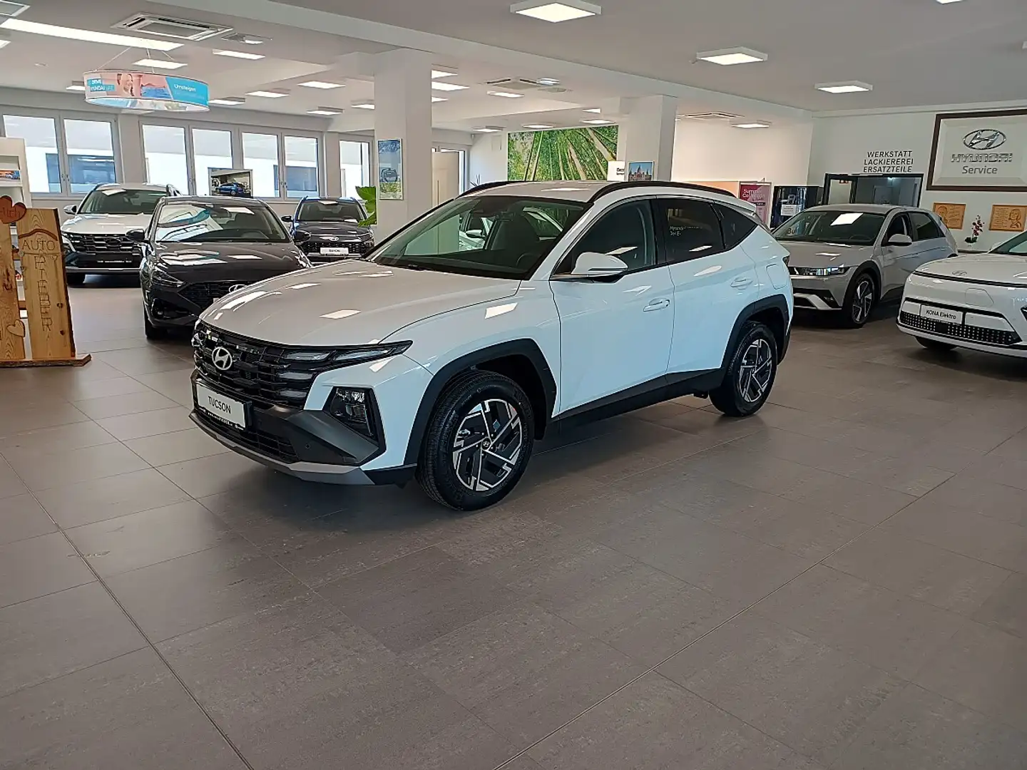 Hyundai TUCSON Tucson 1,6 T-GDI HEV 2WD Jubile *LED*Navi*Sitzh... Weiß - 2