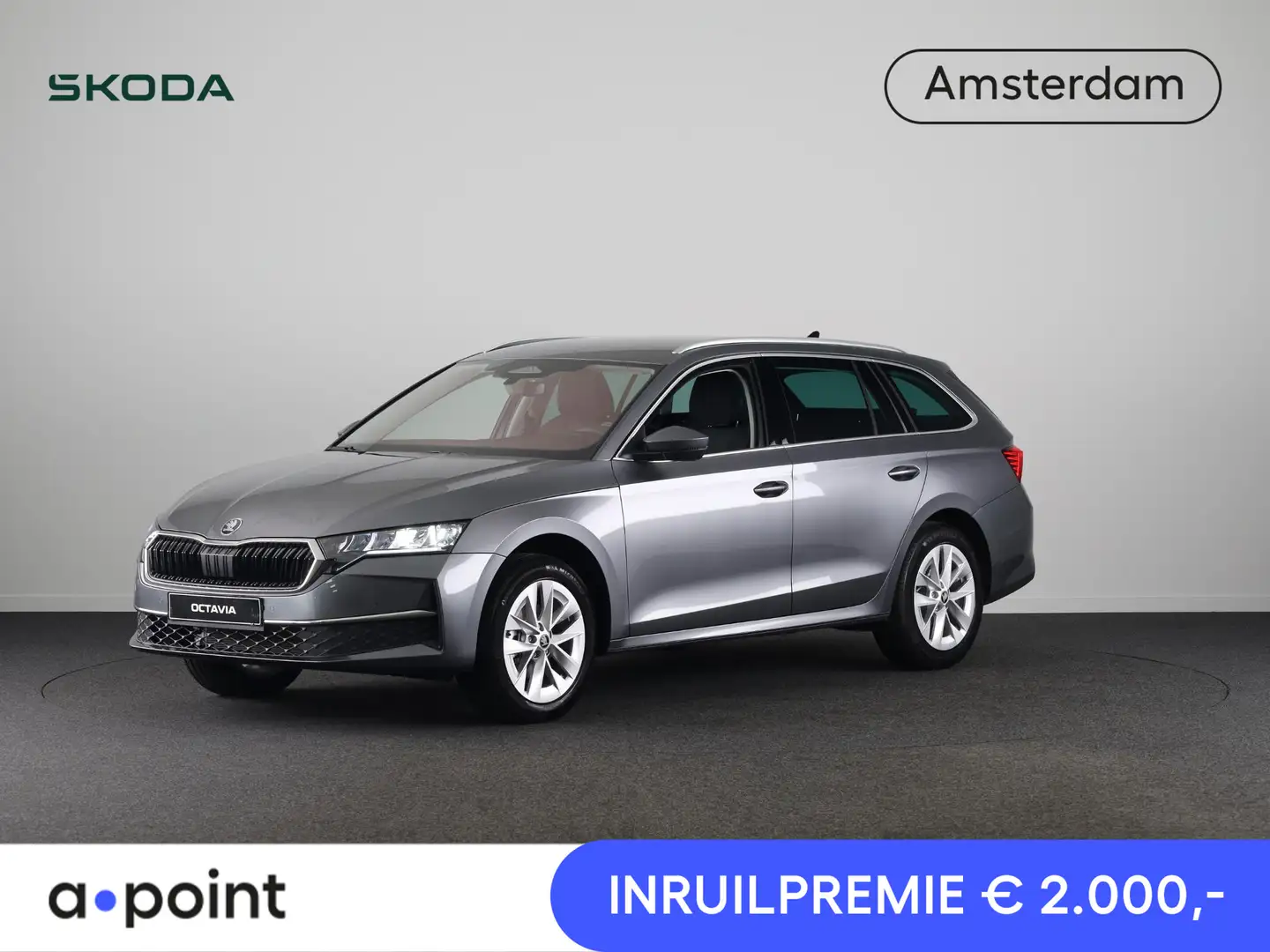 Skoda Octavia Combi Business Edition Plus m-HEV 1.5 TSI 115 pk 7 Grijs - 1