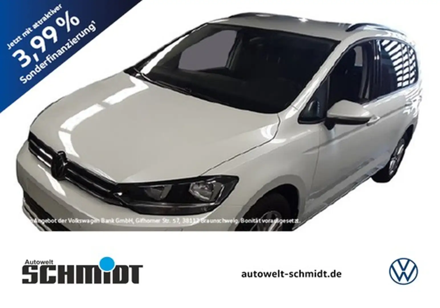 Volkswagen Touran 1,5 TSI Comfortline ACC AppConnect 7-Sitzer Sid... Weiß - 1