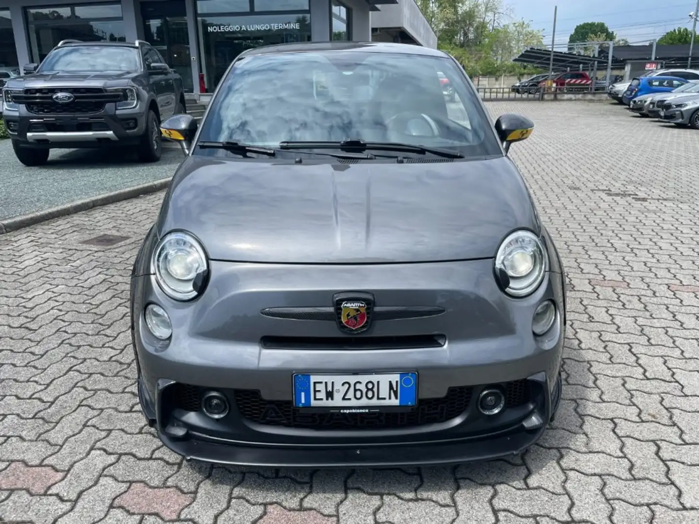 Abarth 595 1.4 Turbo T-Jet 160CV MTA Competizione+SABELT Grigio - 2