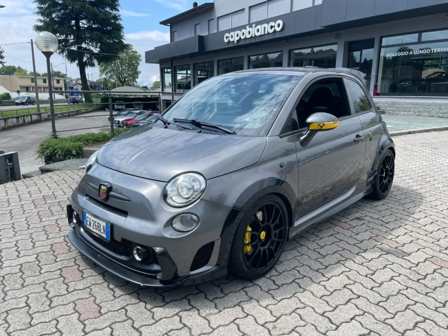 Abarth 595 1.4 Turbo T-Jet 160CV MTA Competizione+SABELT Grigio - 1