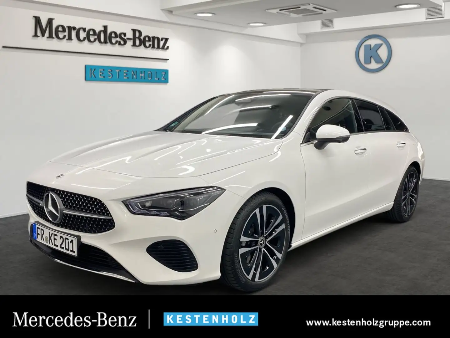 Mercedes-Benz CLA 200 Shooting Brake PROGRESSIVE+360°+PANO+AHK Weiß - 1