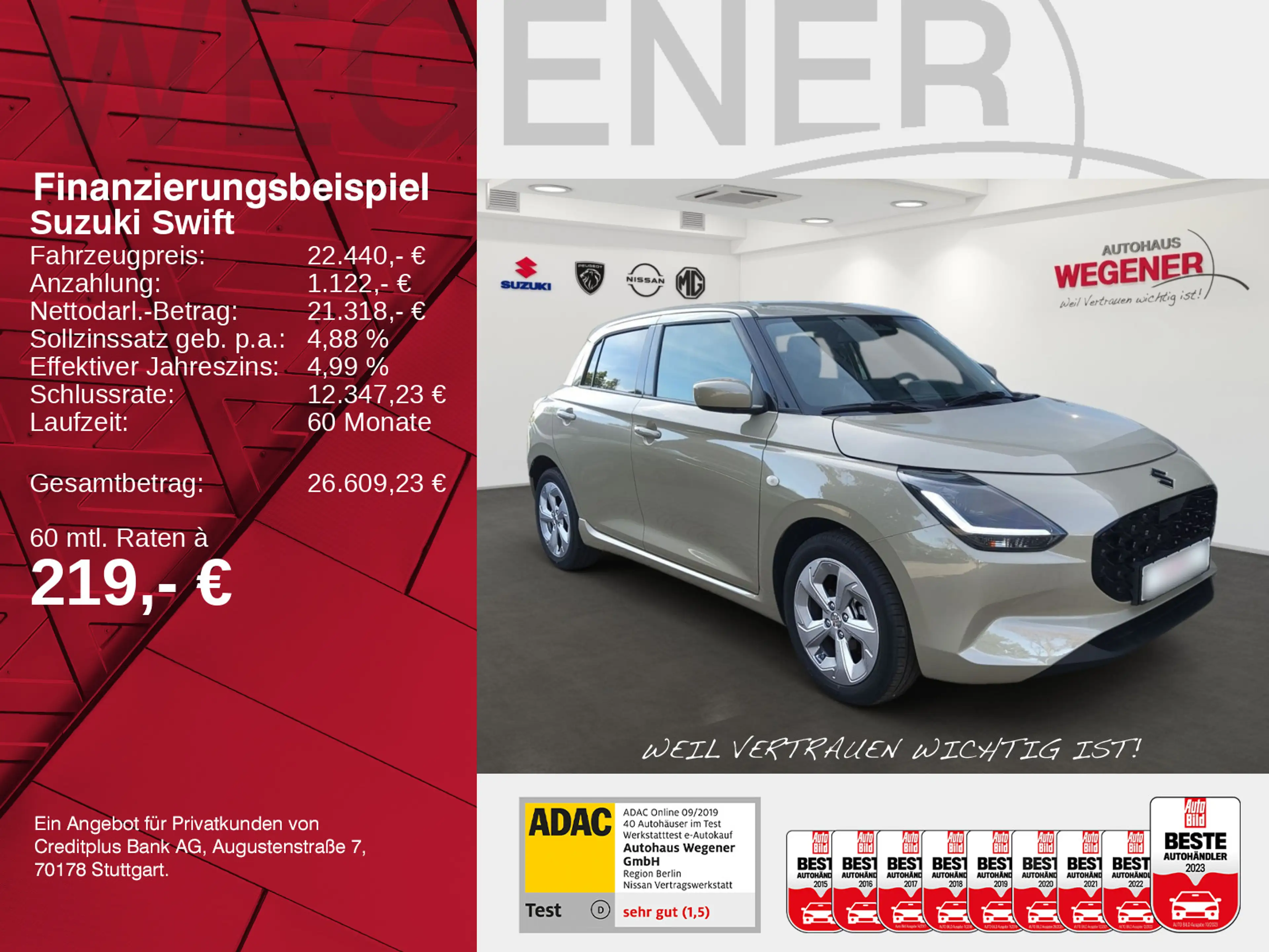Suzuki Swift Comfort HYBRID LED+ACC+NAVI+KAMERA+SITZHZ+ — photo 2