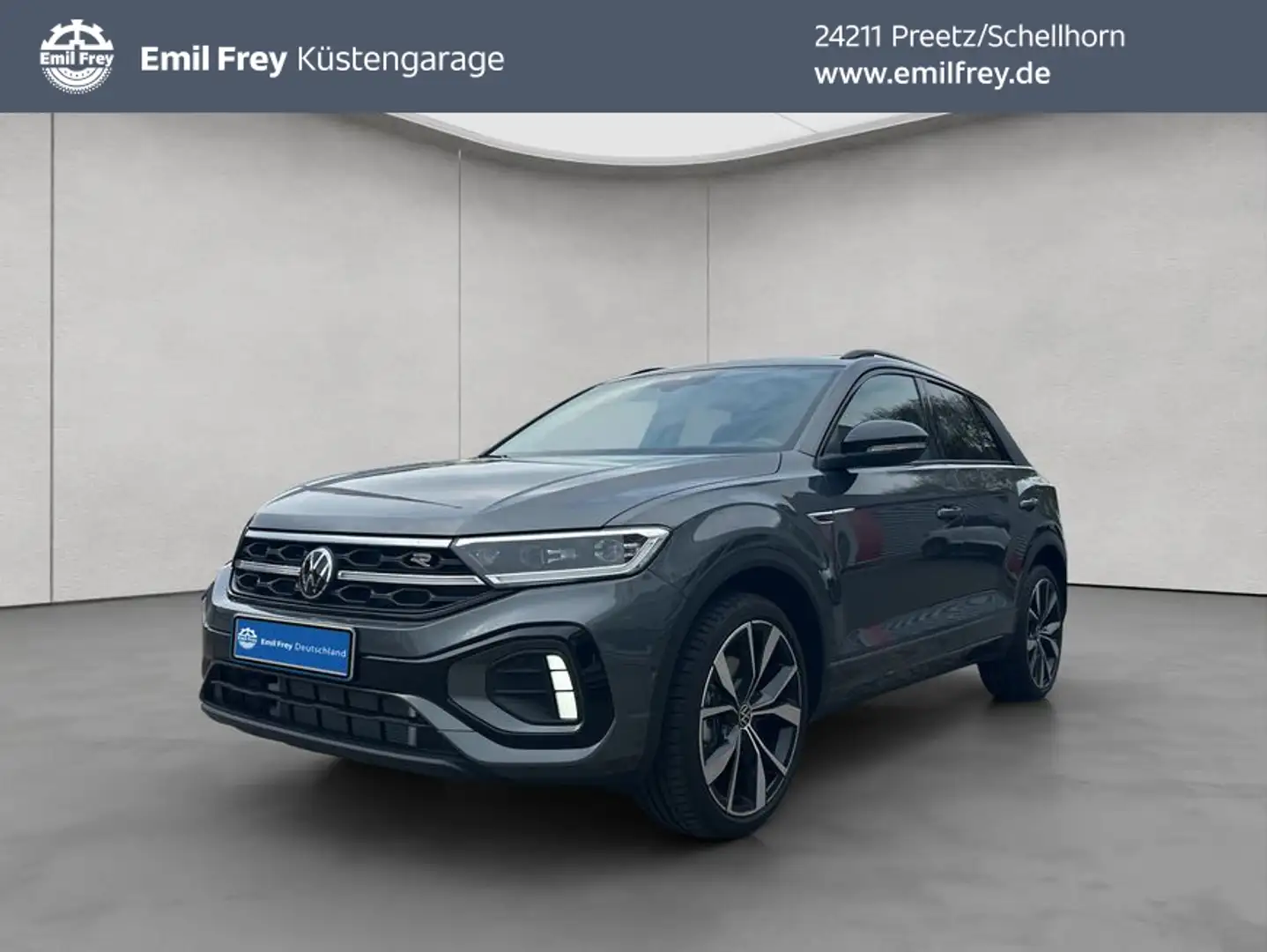 Volkswagen T-Roc R-Line 2.0 TDI DSG AHK RFK Panoramadach Gris - 1