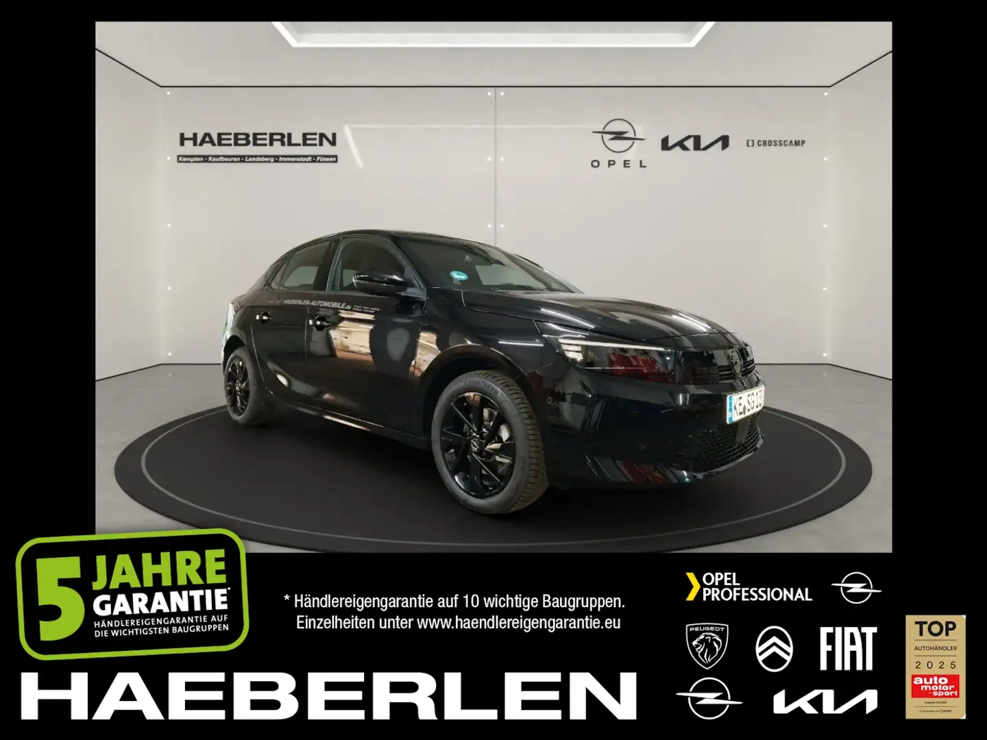 Opel Corsa F 1.2 Turbo GS Klima ISOFIX Einparkhilfe Noir - 1