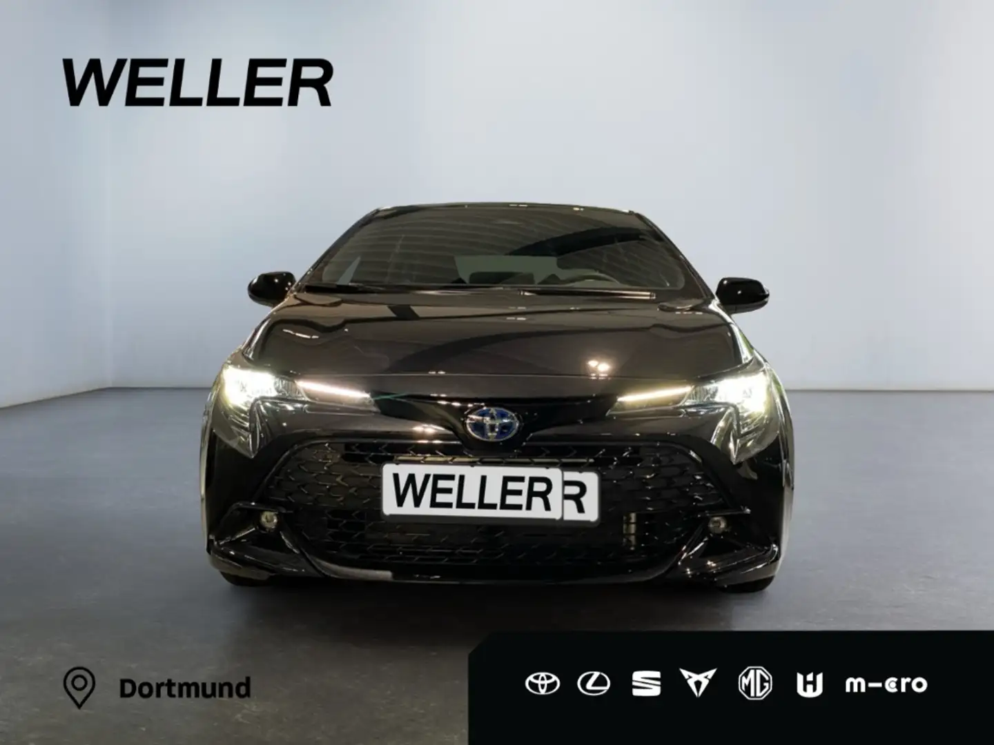 Toyota Corolla Hybrid 1,8 l, 140 PS CVT. 4x2, Hybrid 5-Türer COM Schwarz - 2