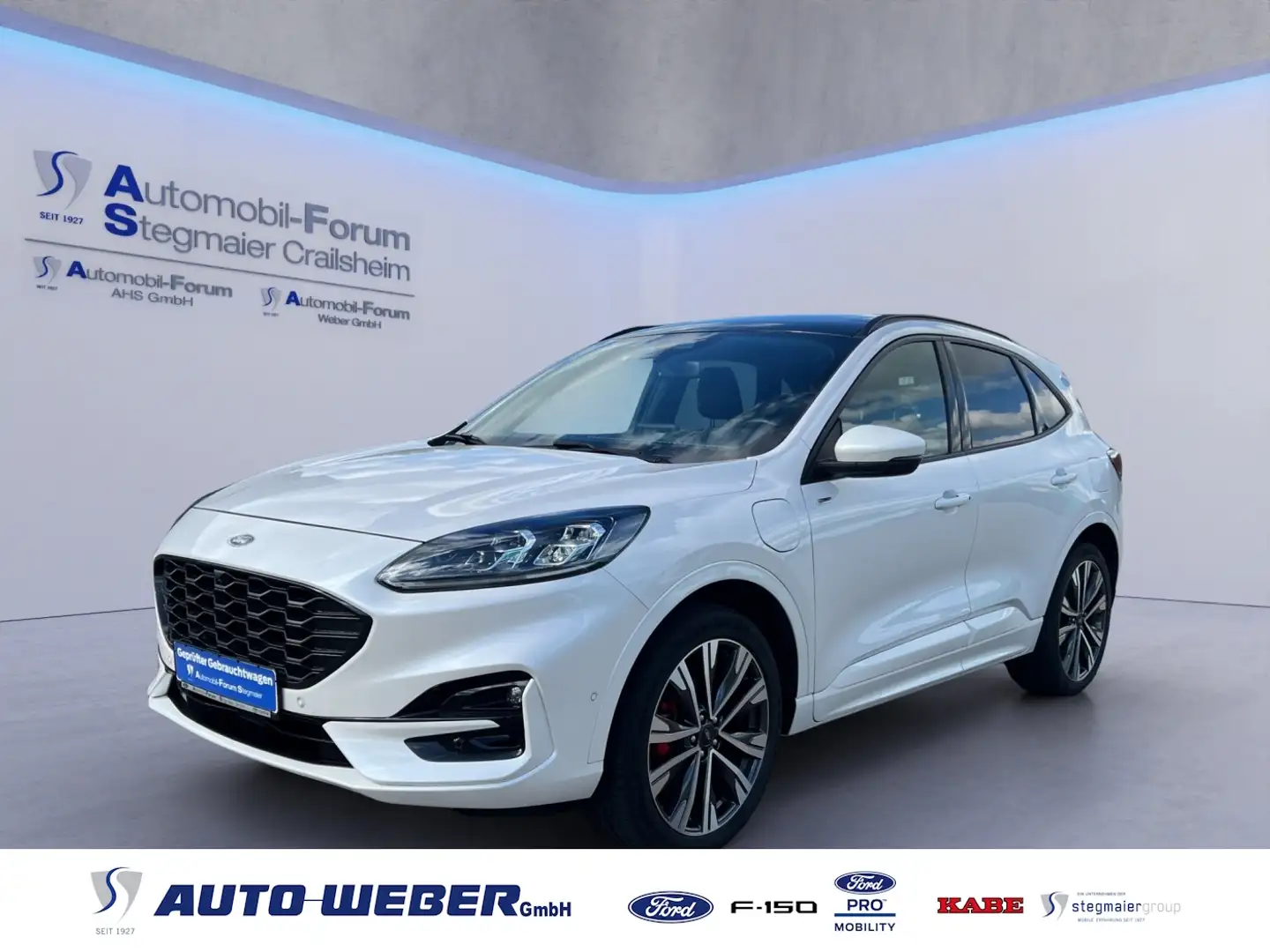 Ford Kuga ST-Line X 2.5 Duratec PHEV *PANO*iACC*20ZOLL* Blanc - 1