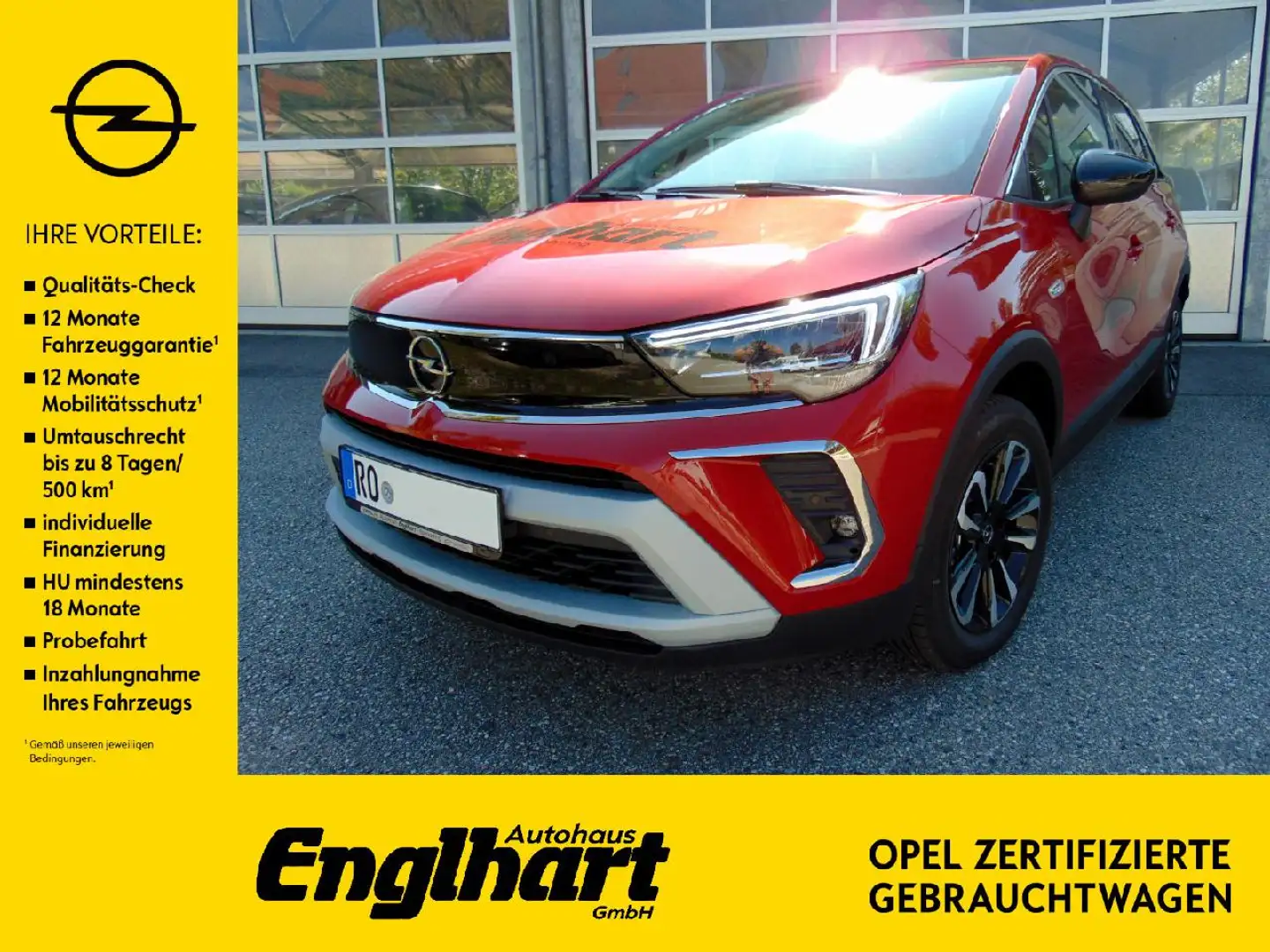 Opel Crossland X Crossland 1.2 Turbo Enjoy AT Rot - 1
