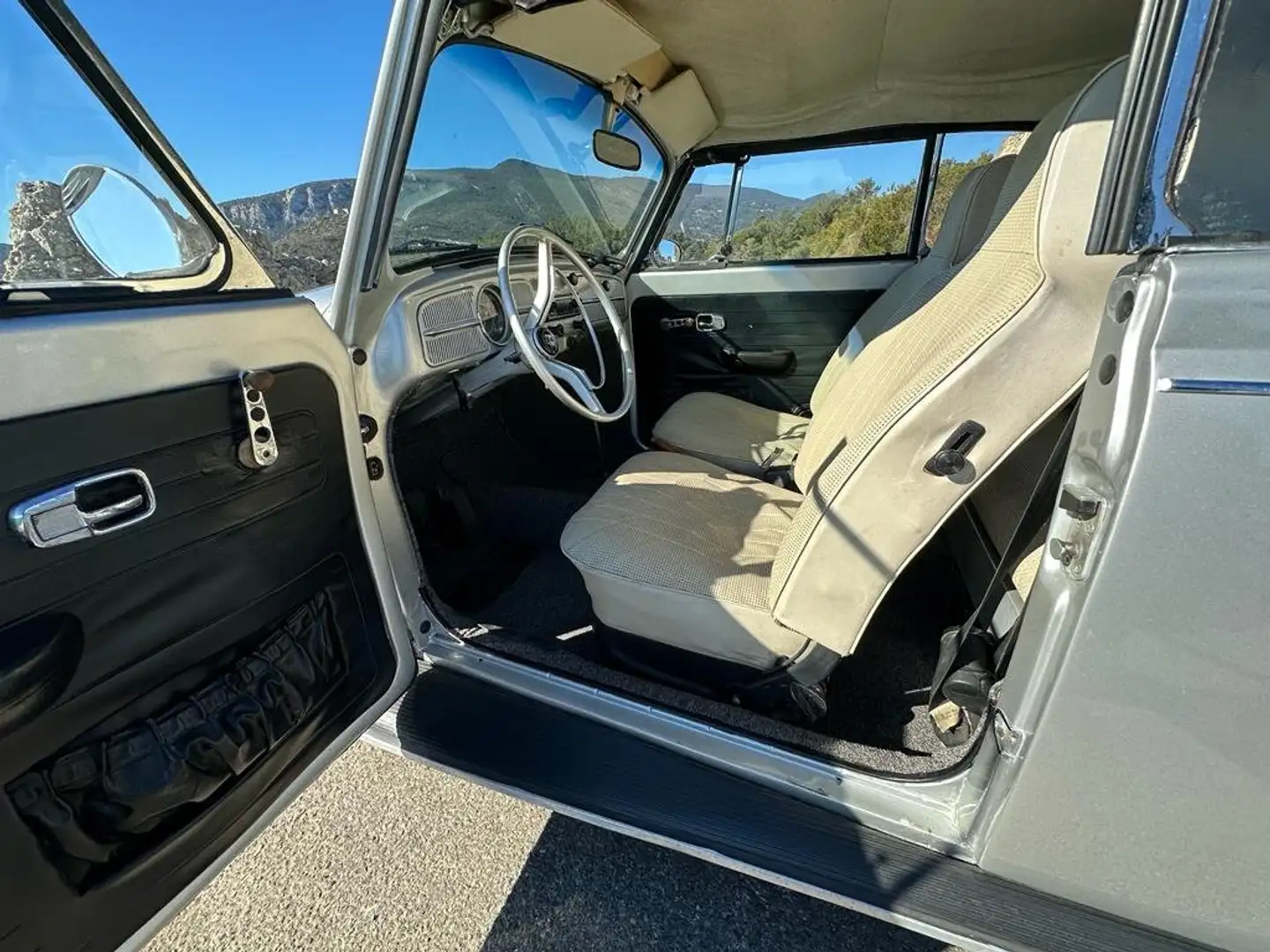 Volkswagen Maggiolino vetro piatto Argintiu - 2