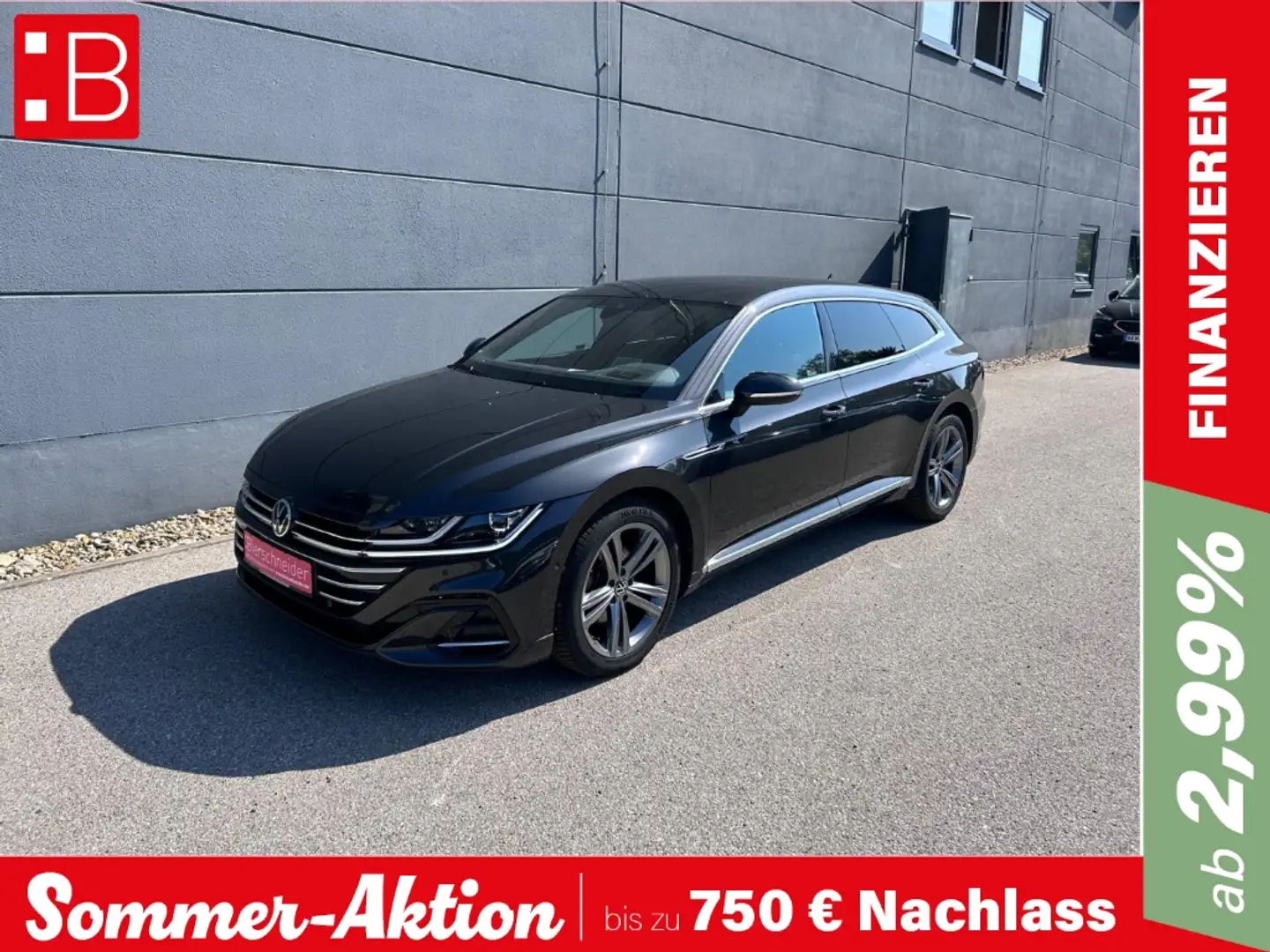 Volkswagen Arteon Shooting Brake 2.0 TDI DSG R-Line IQ.LIGHT AHK HUD Grau - 1