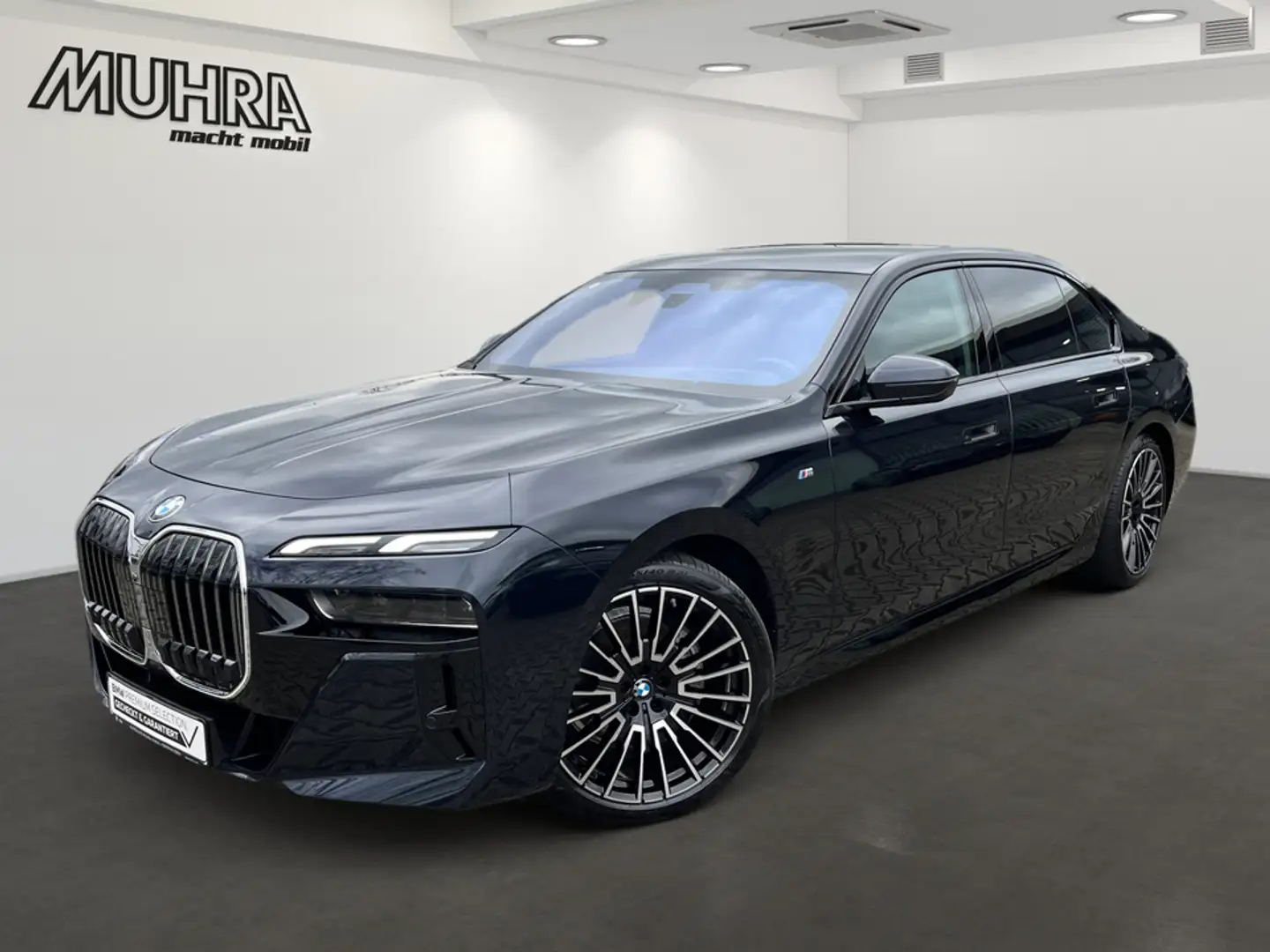 BMW 740 d xDrive M Sport 21" Sthzg. Pano Sky Autobahn Noir - 2