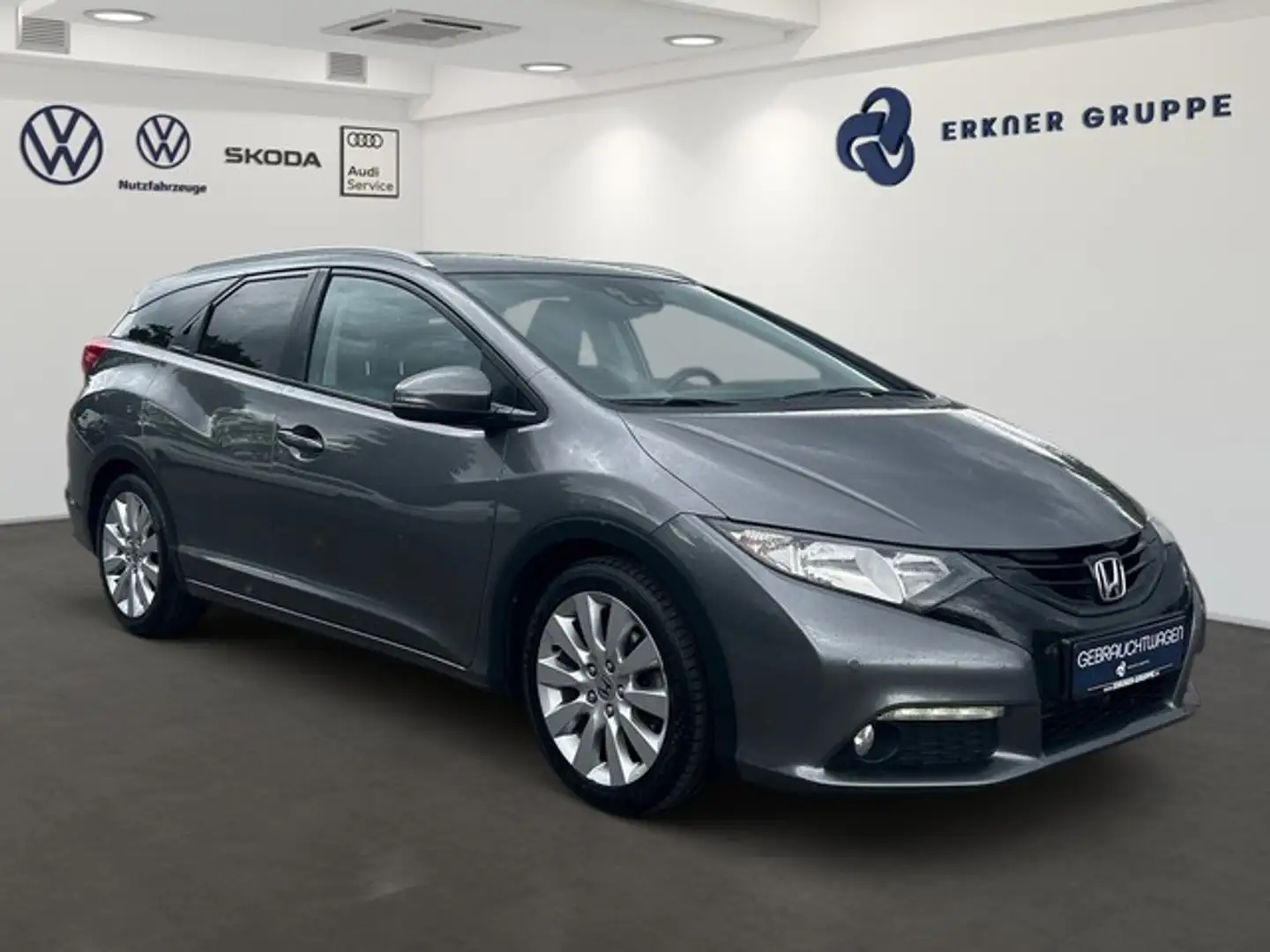 Honda Civic Tourer 1.8i-VTEC Automatik Lifestyle TEMOMAT+++ Grigio - 2