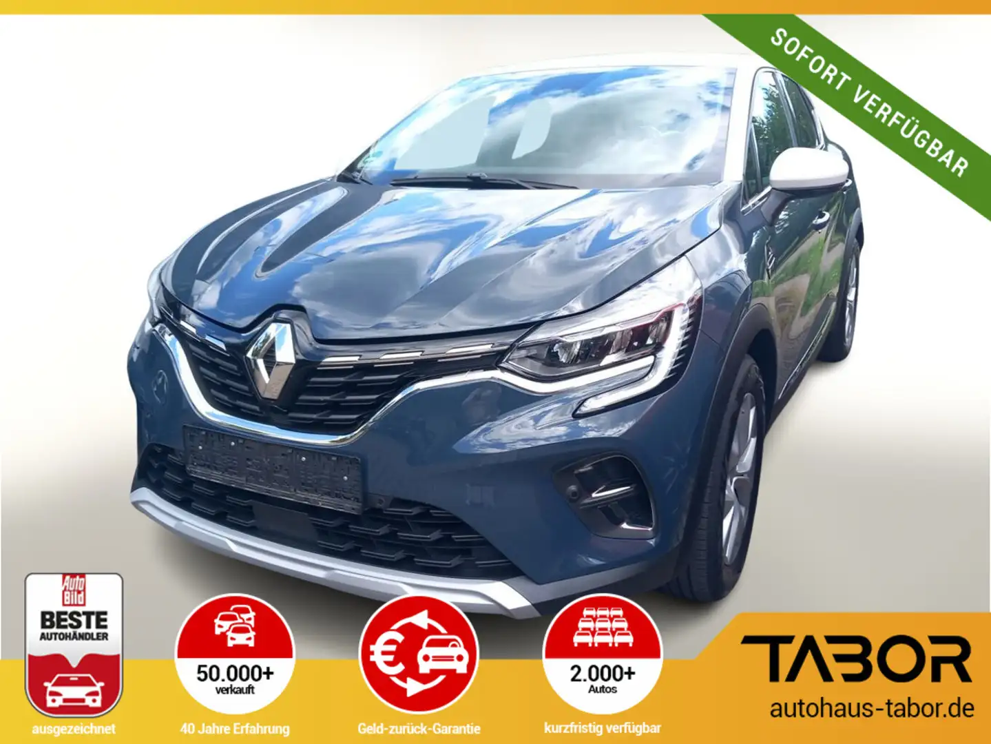 Renault Captur LPG 100 Intens Fahrradträger Nav Kam PDC Blau - 1