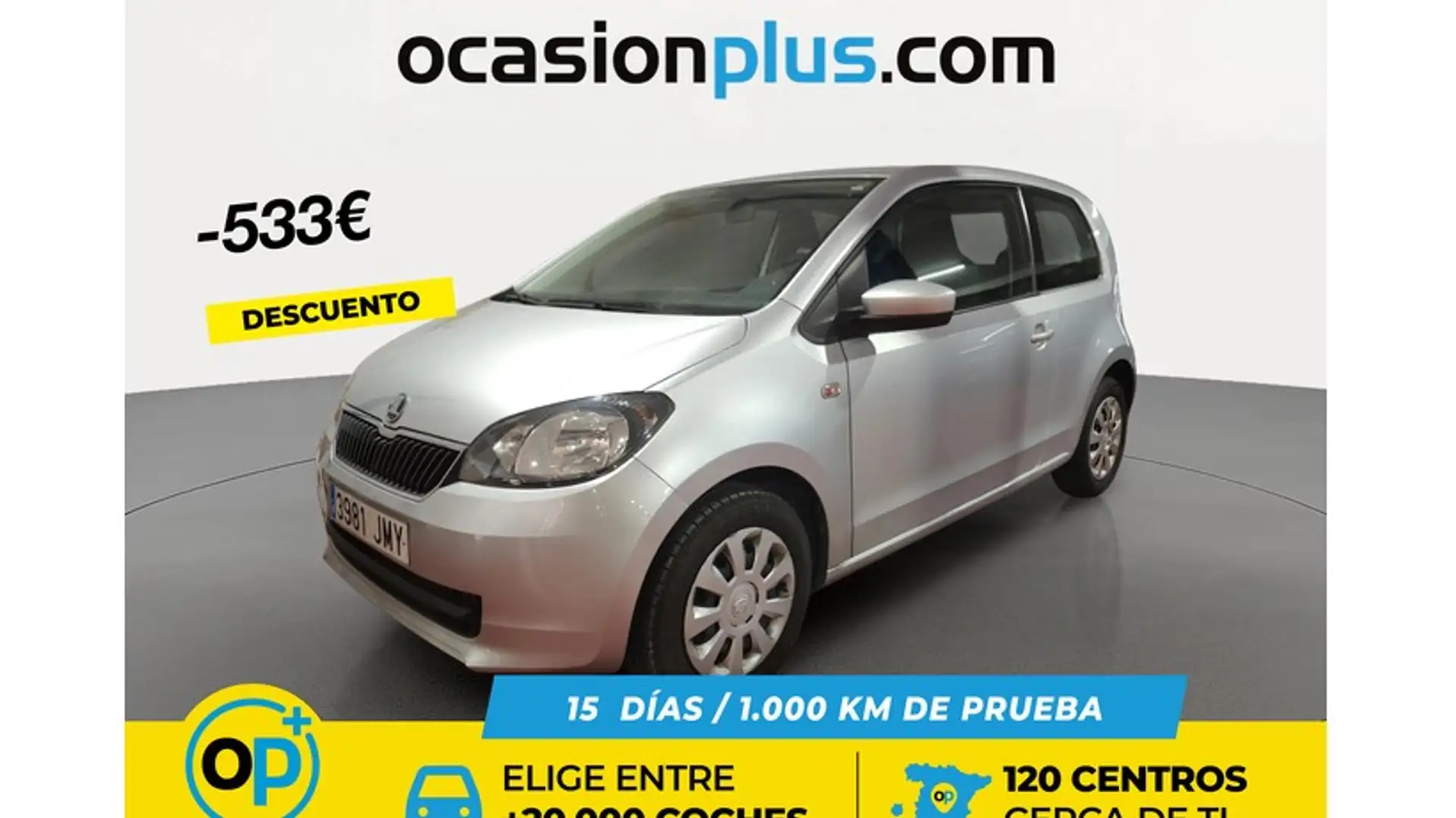 Skoda Citigo 1.0 MPI Ambition 44kW Plateado - 1