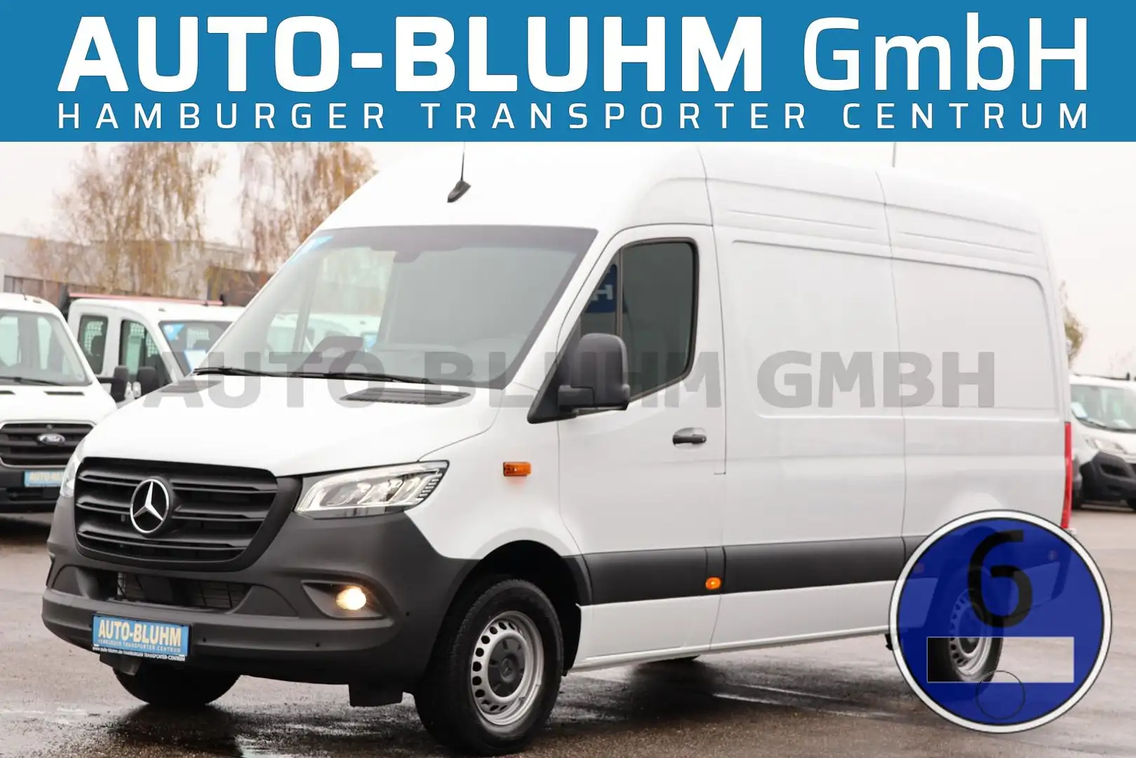 Mercedes-Benz Sprinter 317 Kasten L2H2 Cam Navi LED 9G-Tronic Weiß - 1