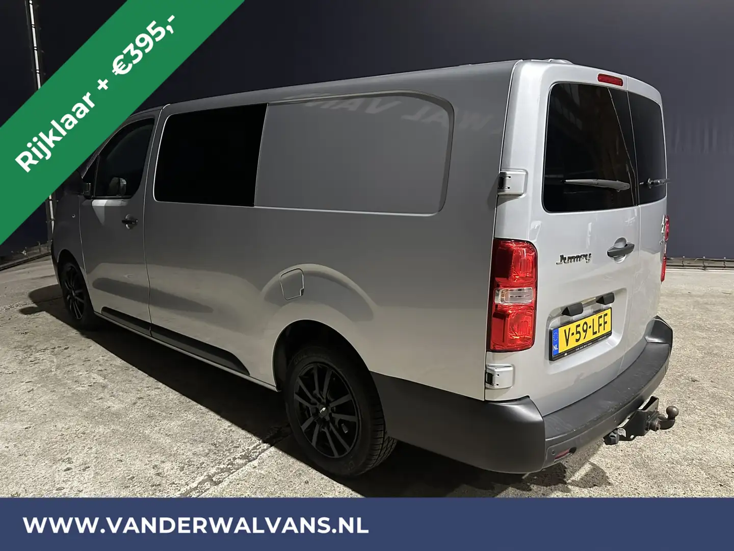 Citroen Jumpy 2.0 BlueHDI **MARGE, GEEN BTW** 123pk L3H1 XL Dubb Zilver - 2